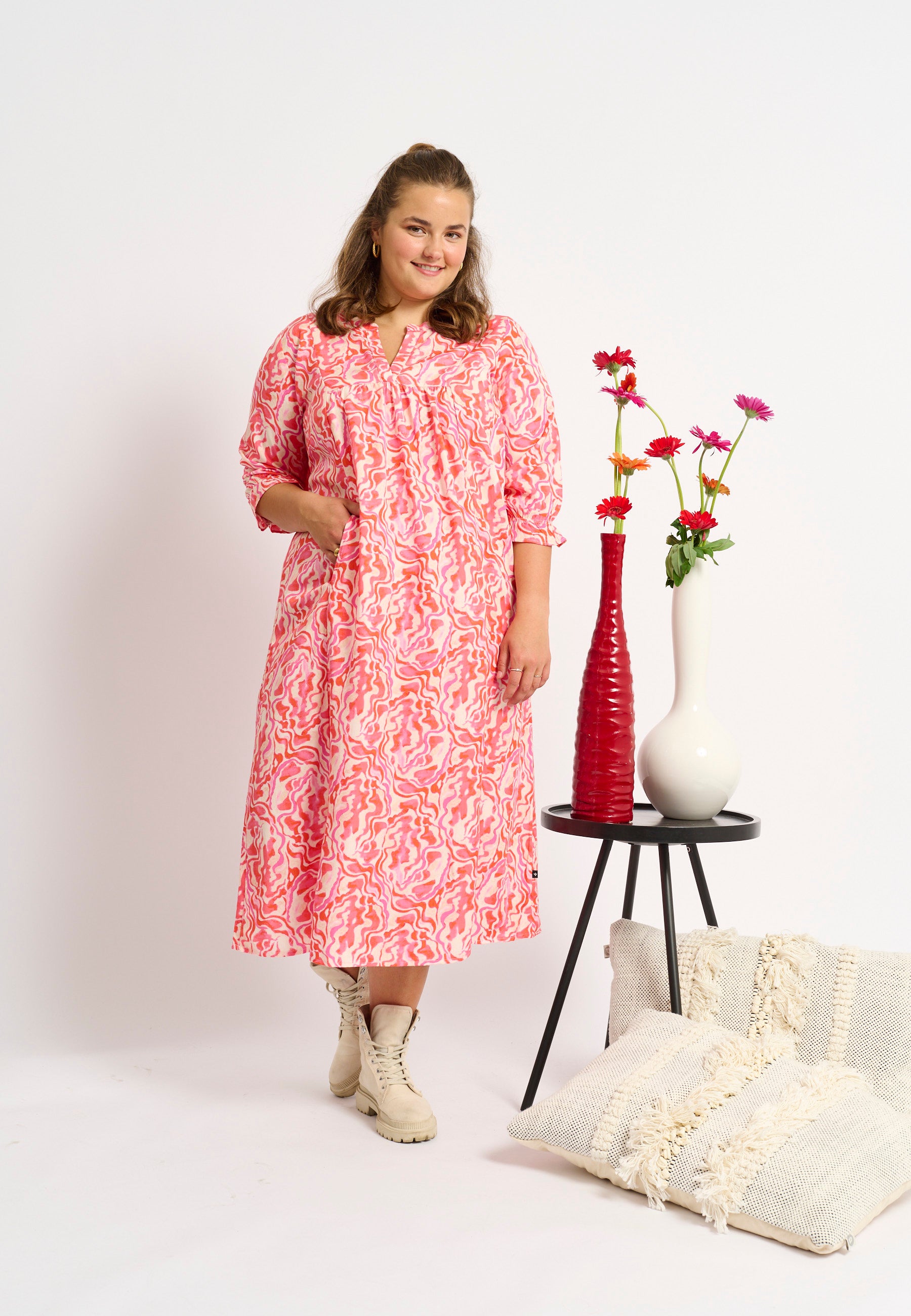 Adia ADVigga Kjoler 6450 Fuchsia Pink