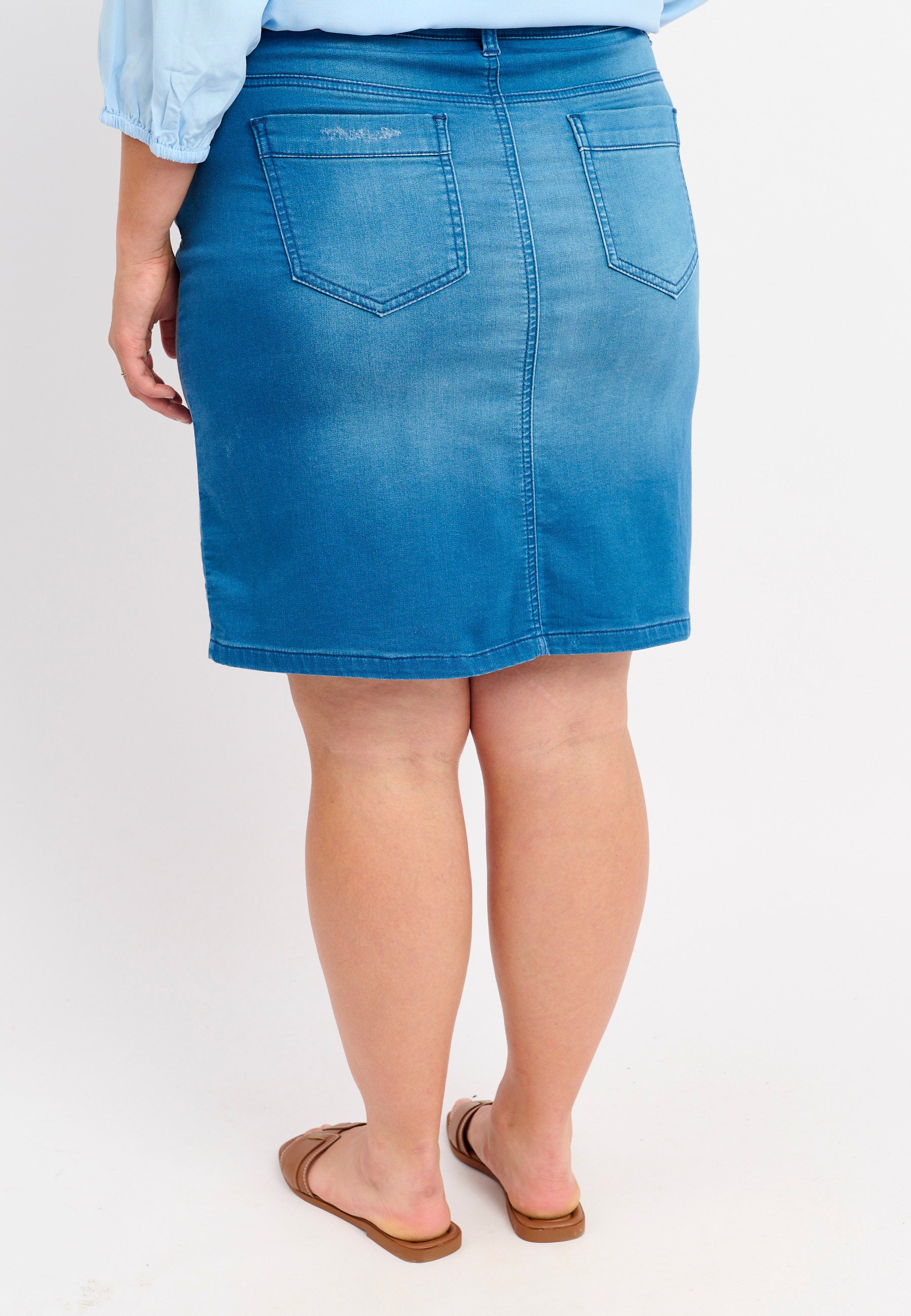 Adia ADVipper Nederdele 5501 DENIM BLUE