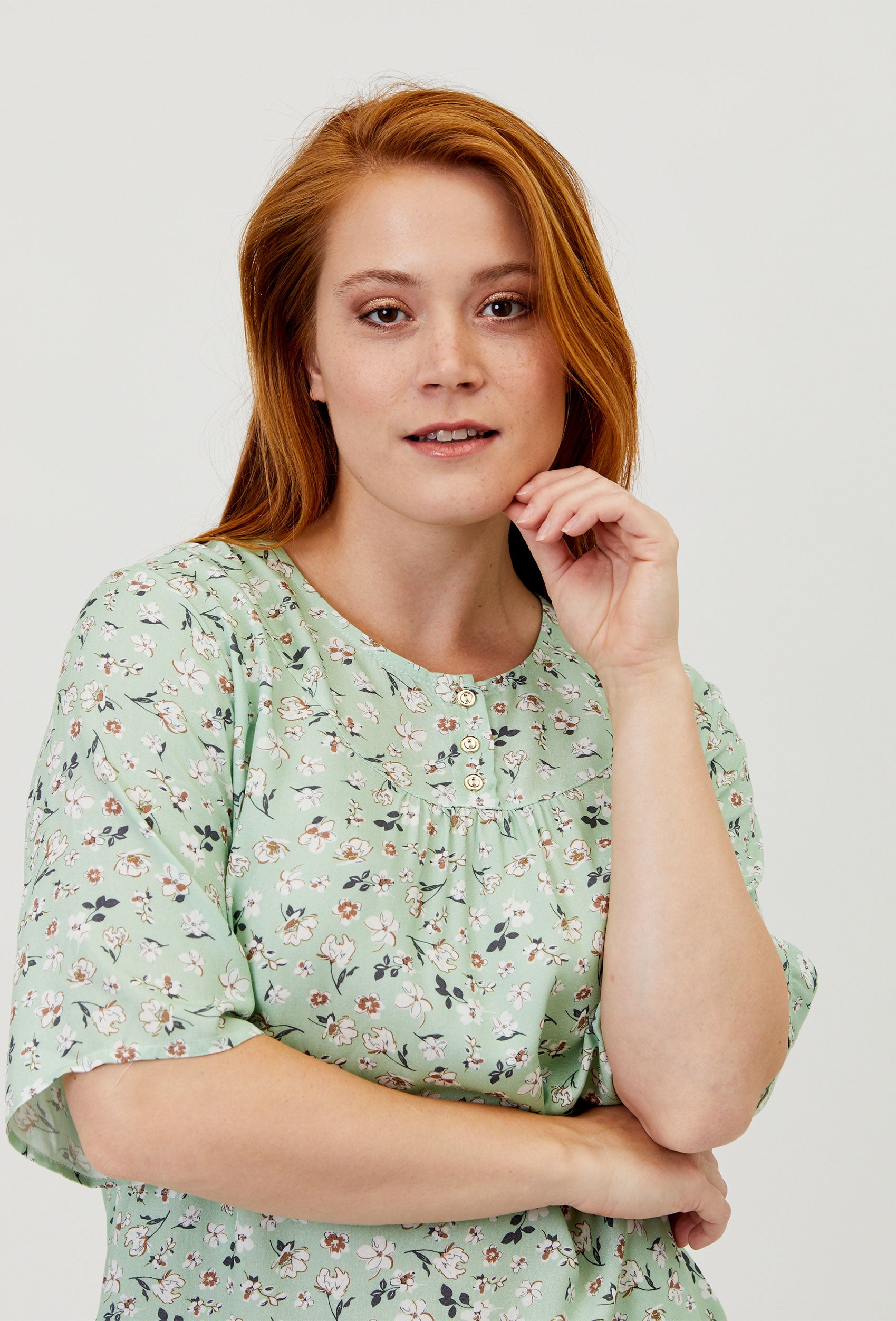 Aprico APClaremont Bluser 618 Dusty Green