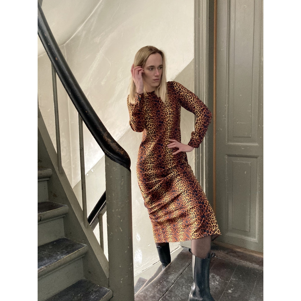 NORR Alexis dress Dress Leo-print