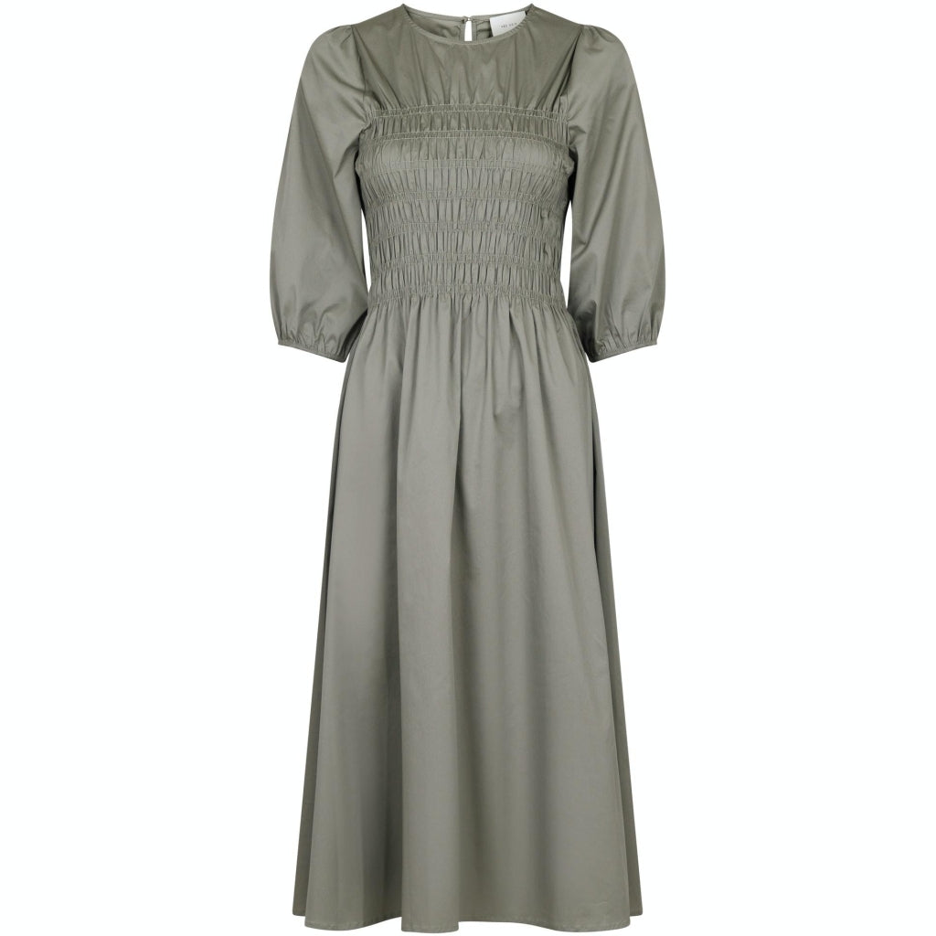 Neo Noir Aries solid dress Dress Dusty army