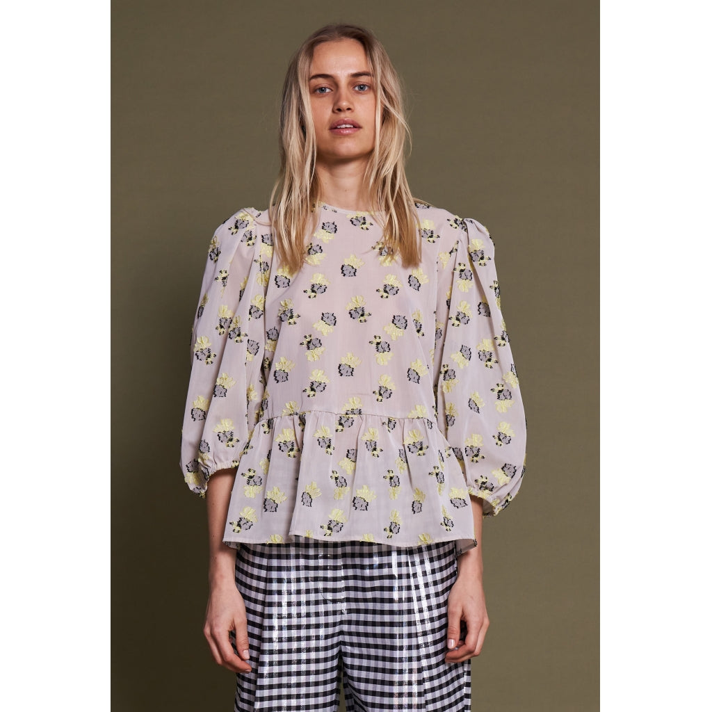 Stella Nova Arna blouse Skjorter og bluser Light grey