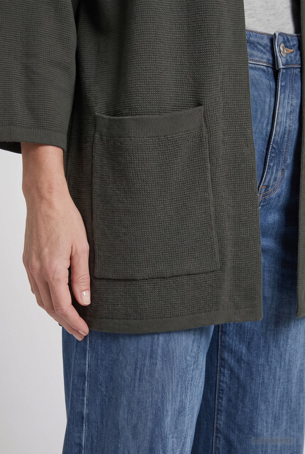 Lind Bea Knit Cardigan 044 Army
