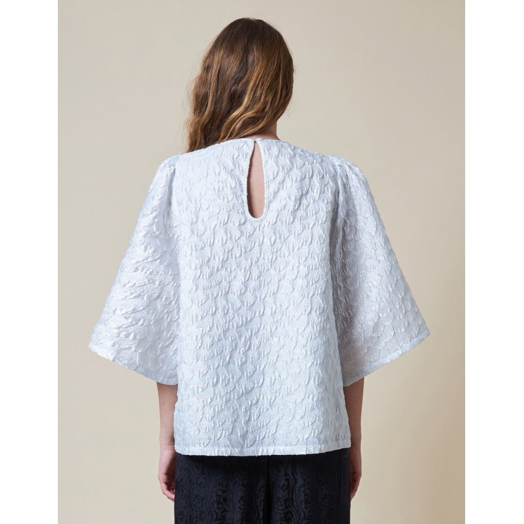 Stella Nova Bea blouse Skjorter og bluser Silver lurex