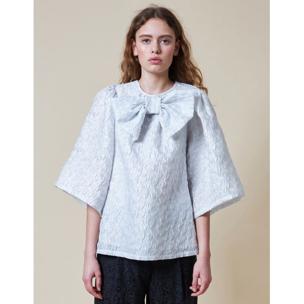 Stella Nova Bea blouse Skjorter og bluser Silver lurex