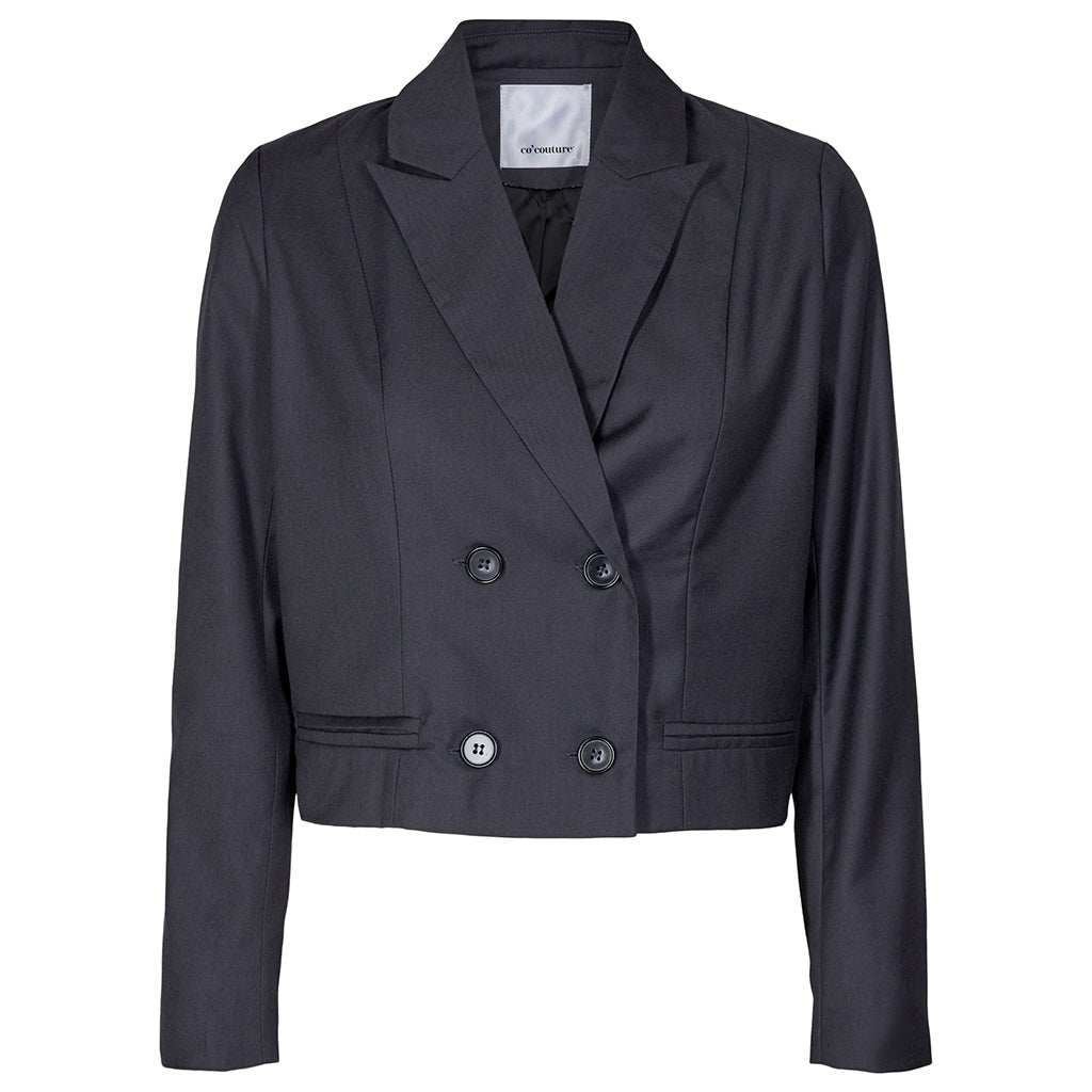Co'couture Biot cropped blazer Blazer Dark Grey
