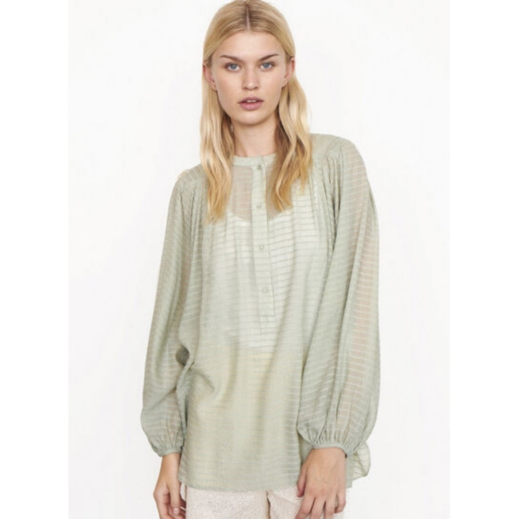 Second Female Bogota blouse Skjorter og bluser Dessert sage
