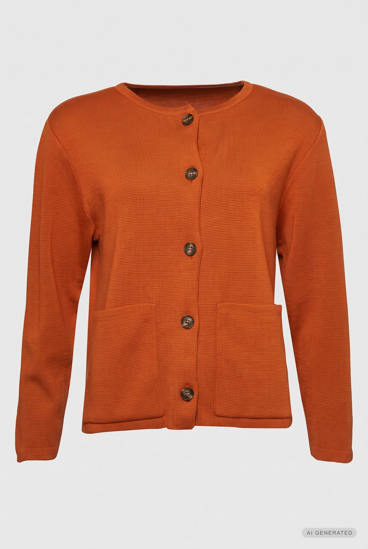 Lind Bolette Knit Cardigan 299 Orange