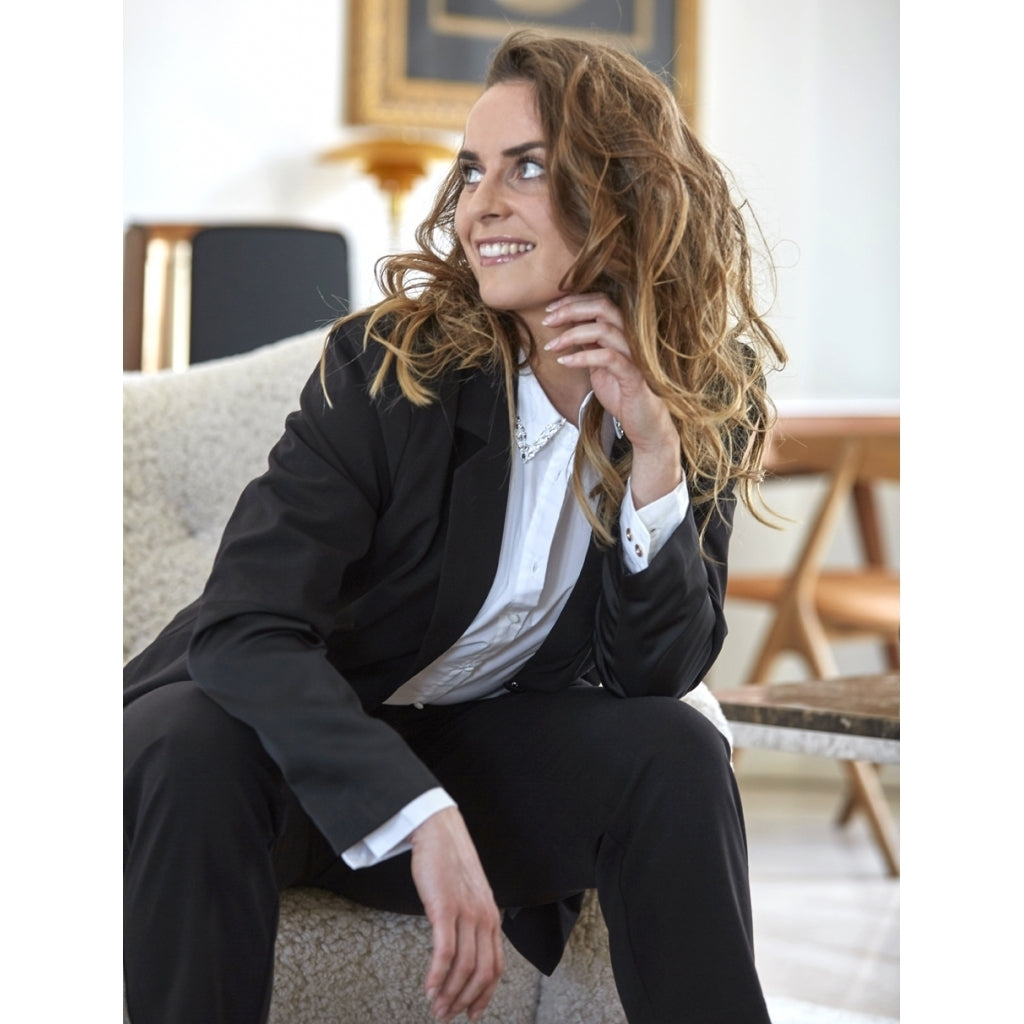 Costamani Boss blazer Blazer Black satin