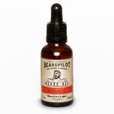 Beardpilot Oil 30 ml i brun flaske med sort låg.