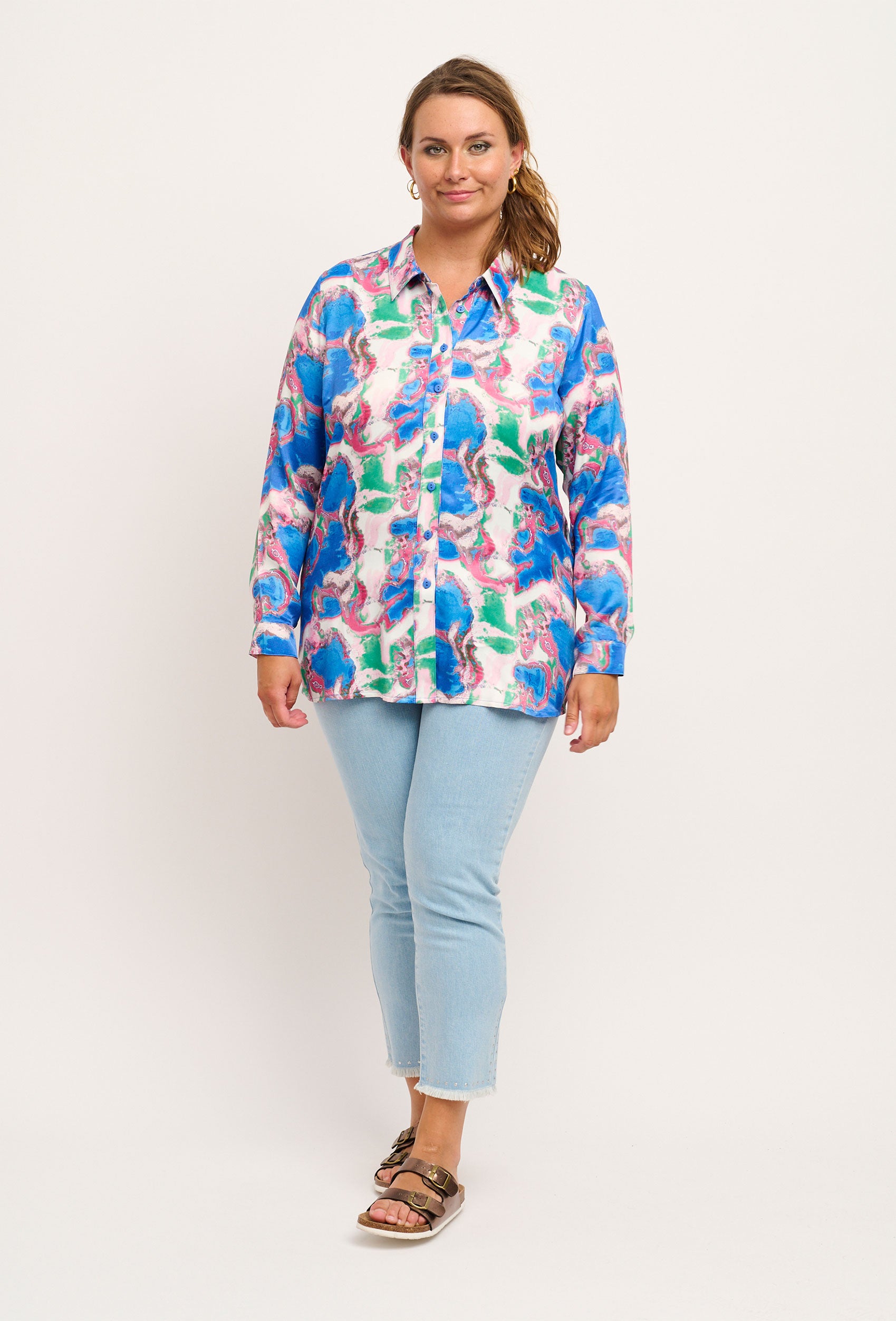 Chalou CHLaila Skjortebluser 140 Sapphire blue