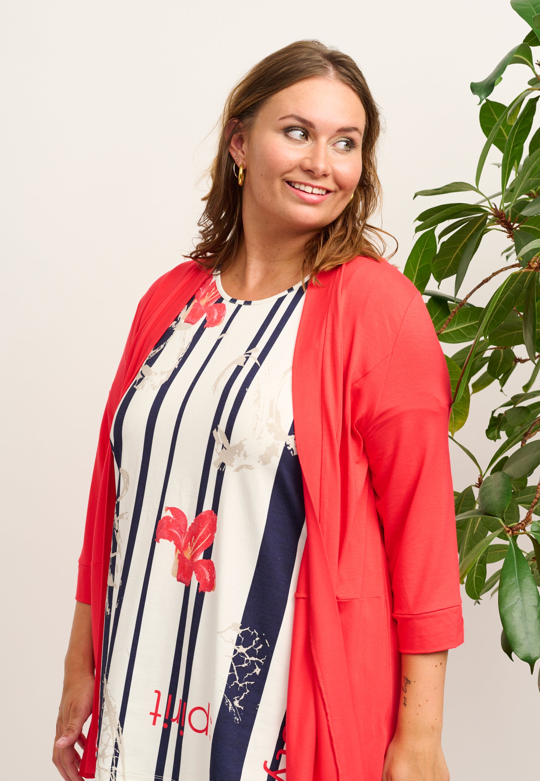 Chalou CHTania Cardigan 389 Strawberry Red