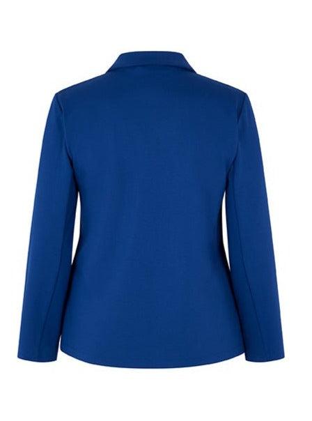 Carrie blazer i blå jersey - Damernes Outlet