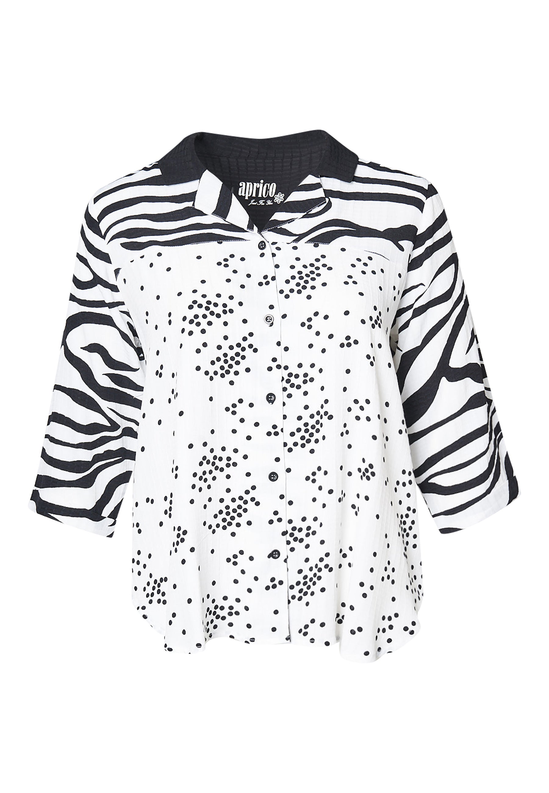 Aprico Cartland Skjortebluser 9999 BLACK