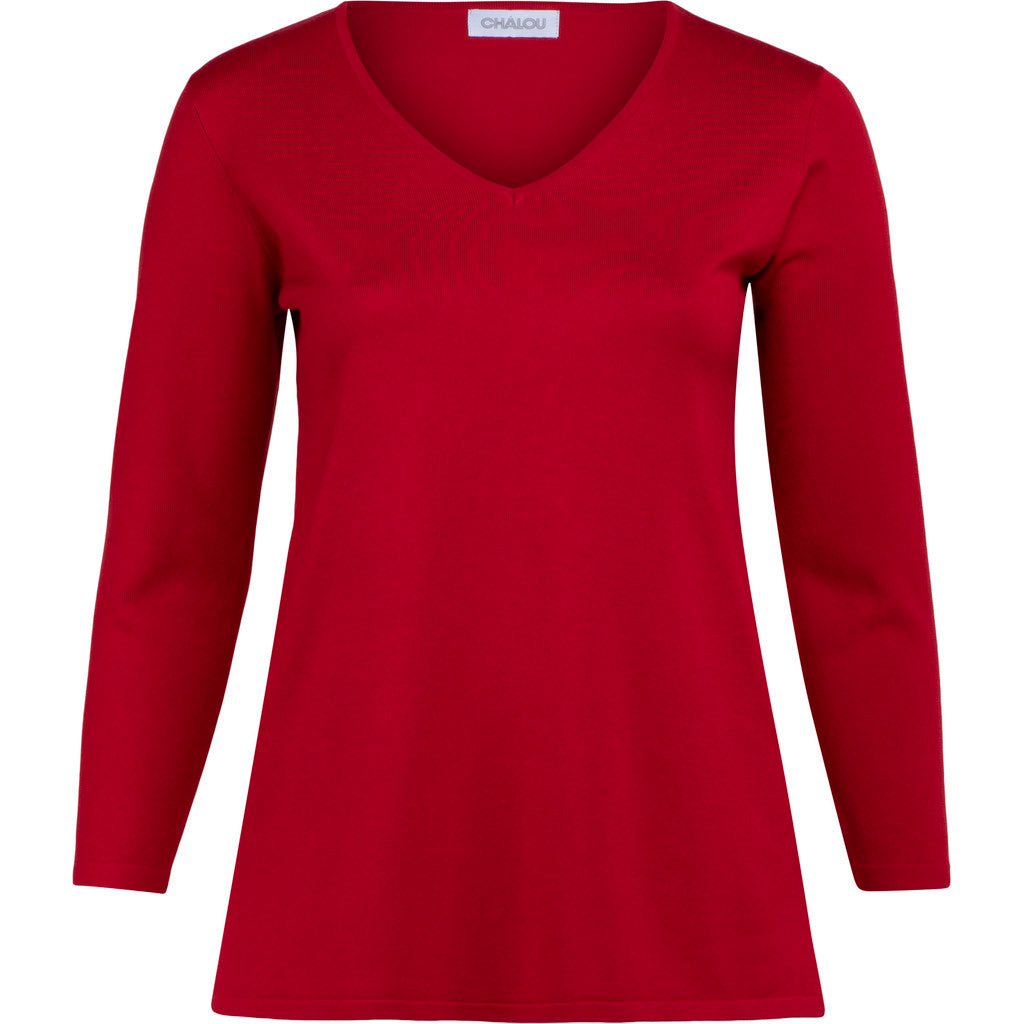 Chalou Chalou Knit Pullover 358 Red