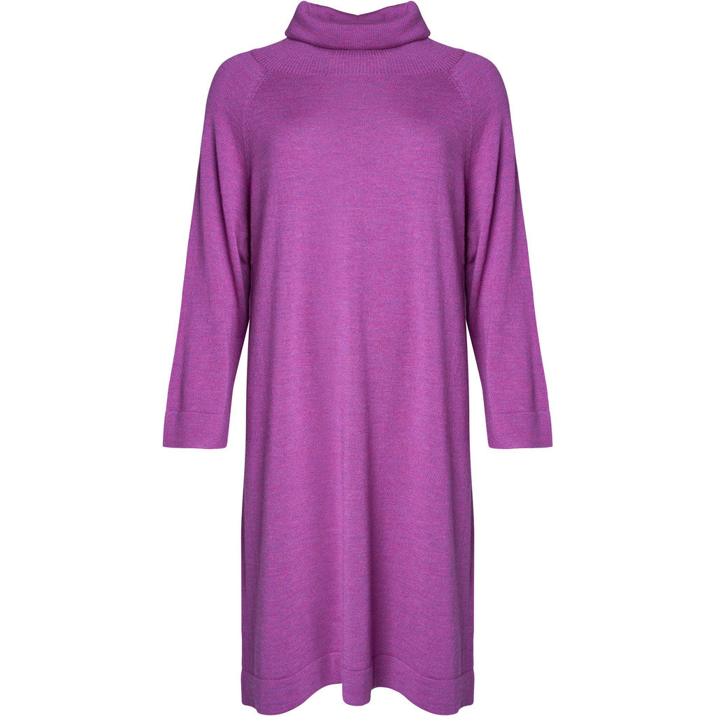 Lind Charlotte Knit Dress 205448 Hotensia purple melange