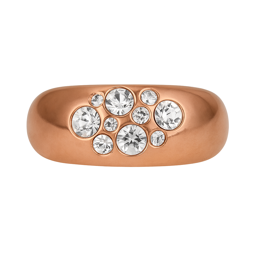 dansk smykkekunst - ringe - 1H549 guld med diamanter