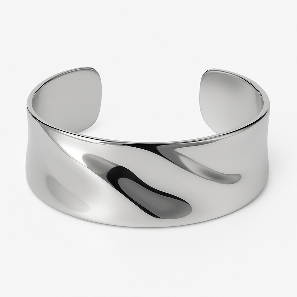 Dansk smykkekunst armbånd 7W7001 i sterlingsølv med ægte ædelsten.