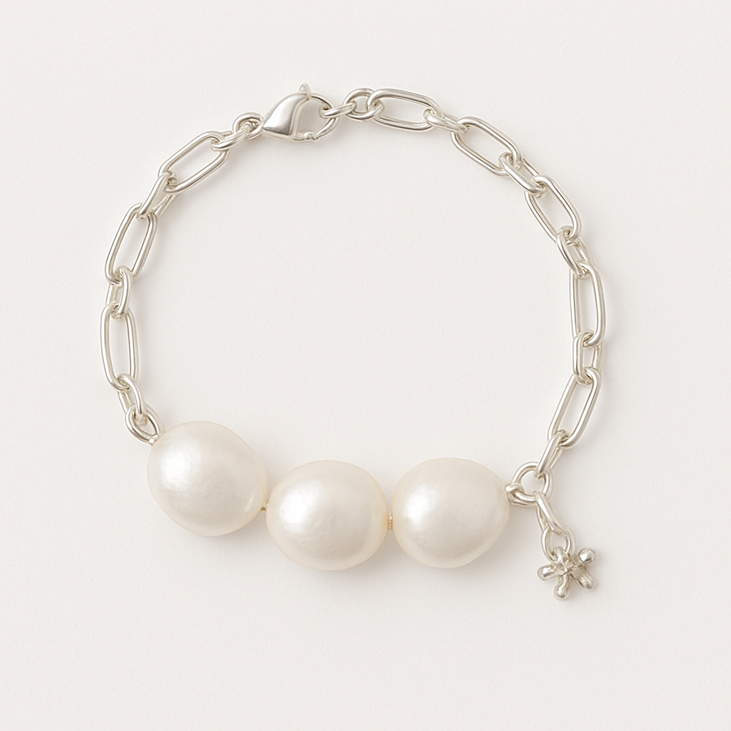 Dansk smykkekunst - armbånd - 7C5471, minimalistisk design i rustfrit stål.