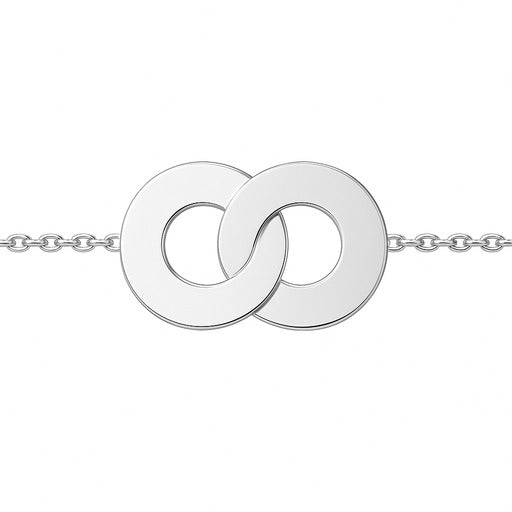 Dansk Copenhagen armbånd - 7C5360 med sammenlåste cirkler.