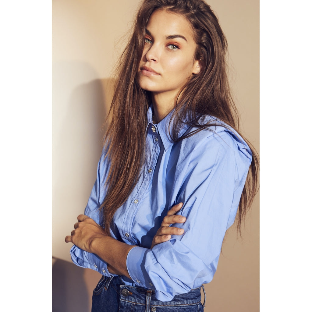 Co'couture Coriolis Box Shoulder Shirt Skjorter og bluser New blue