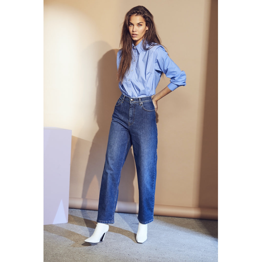 Co'couture Coriolis Box Shoulder Shirt Skjorter og bluser New blue