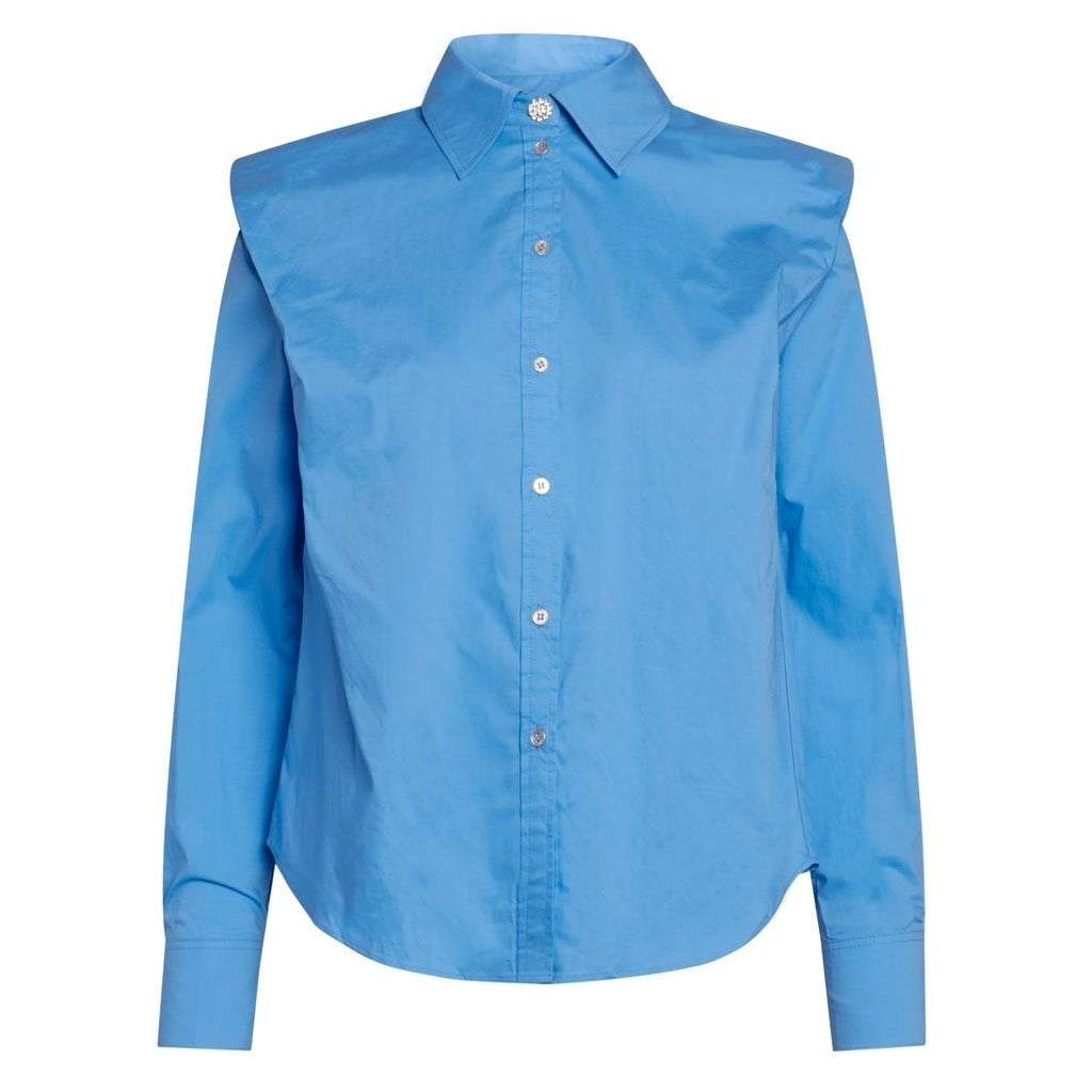 Co'couture Coriolis Box Shoulder Shirt Skjorter og bluser New blue