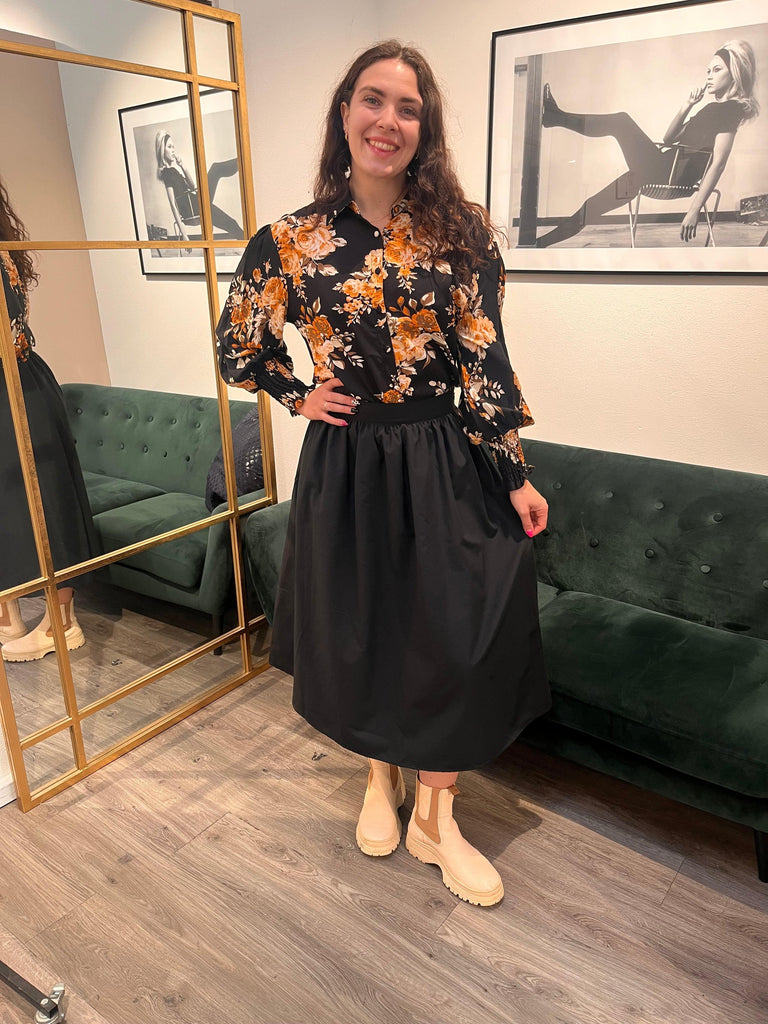 JDY Selena Black Skirt - Damernes Outlet