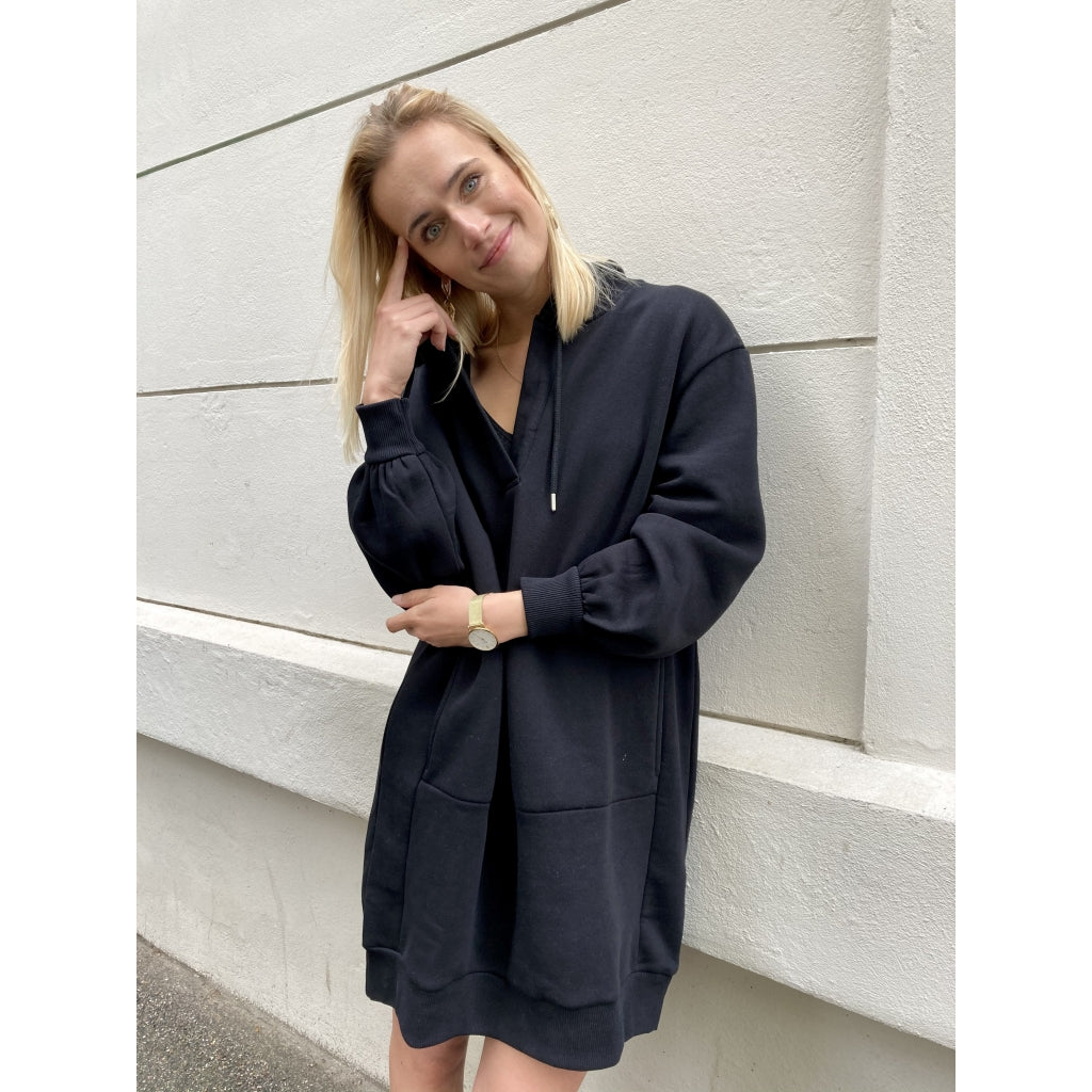 NORR Denver sweat dress Dress Black