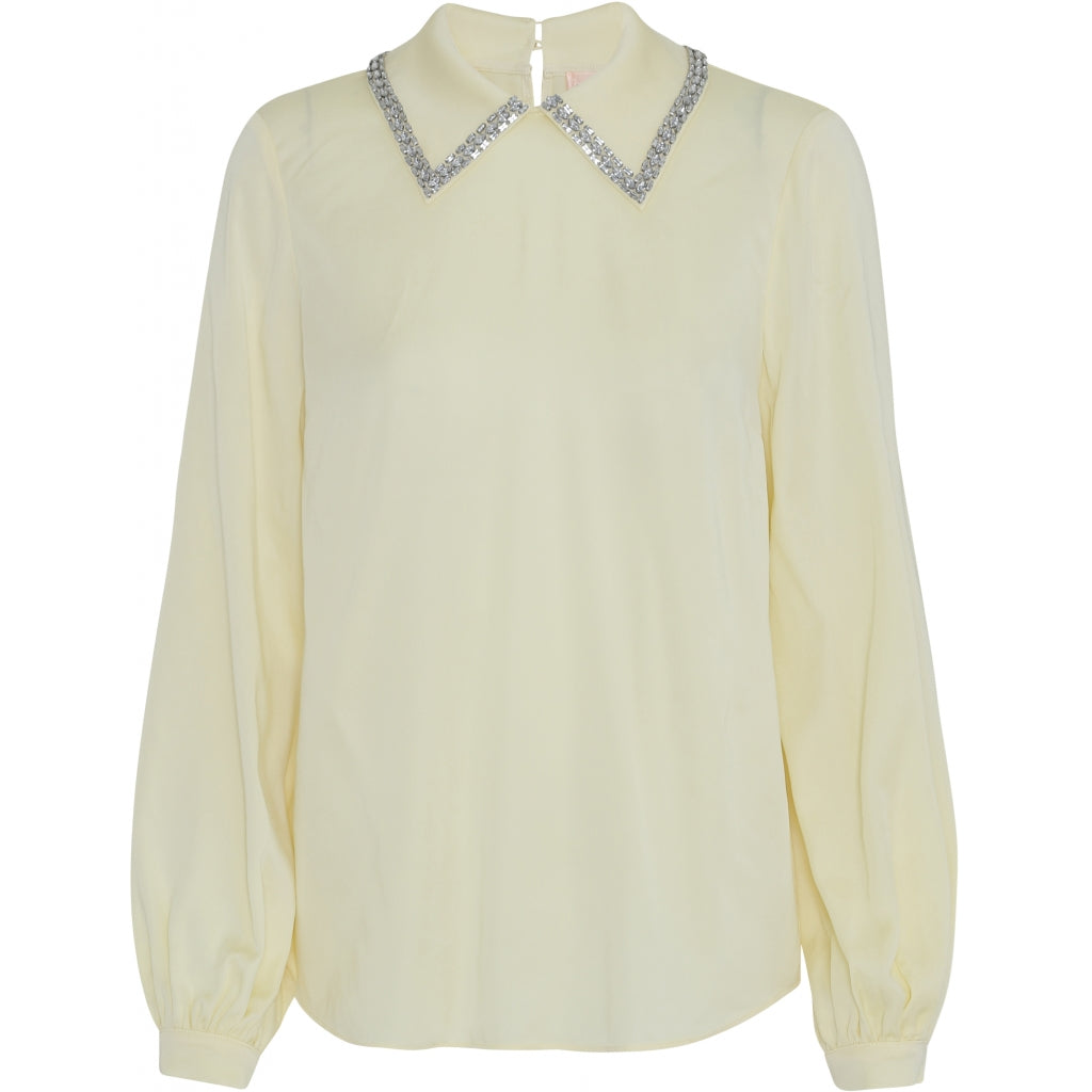 Custommade Drea blouse Skjorter og bluser Almond oil