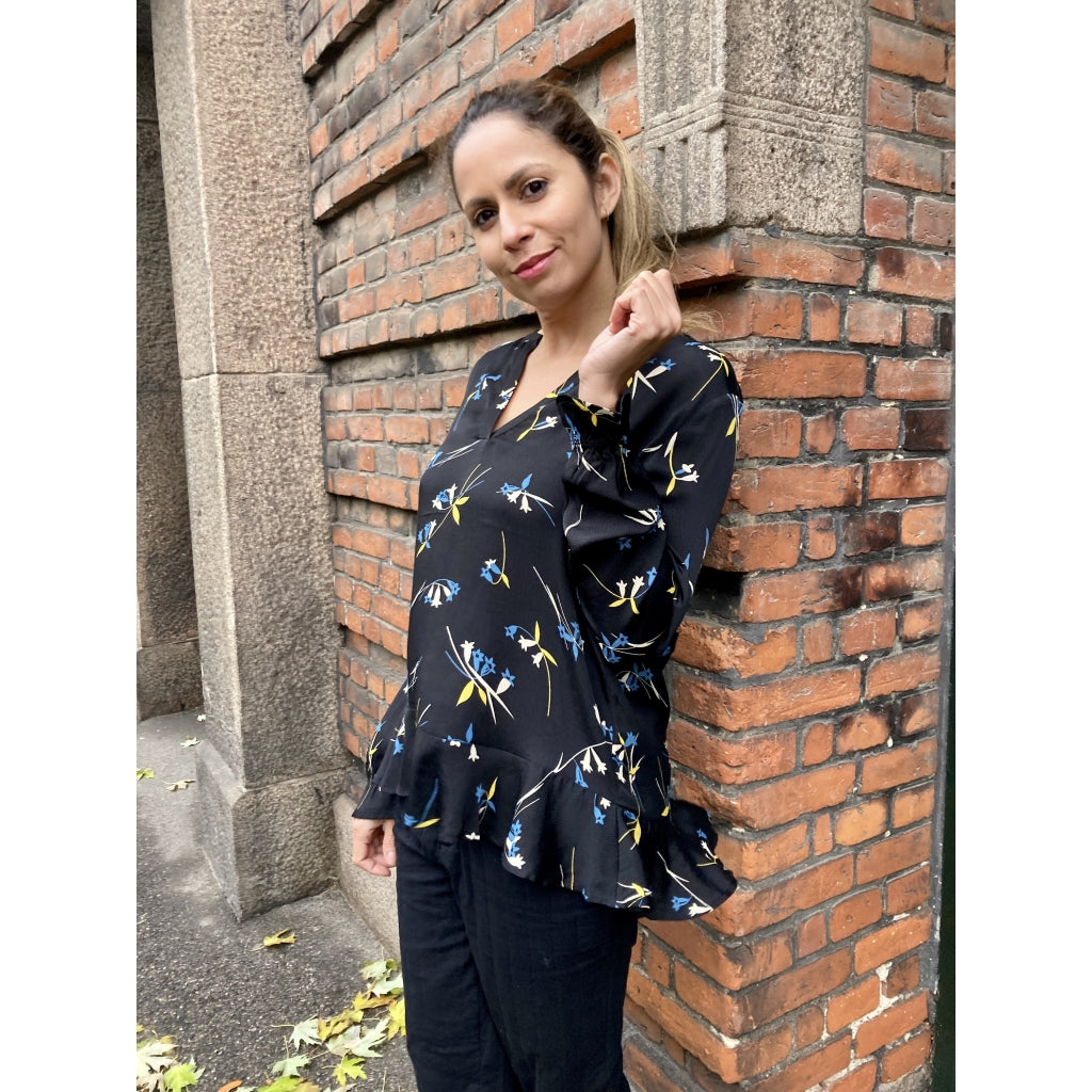 Stella Nova Drude blouse Skjorter og bluser Black