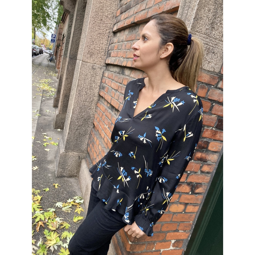 Stella Nova Drude blouse Skjorter og bluser Black