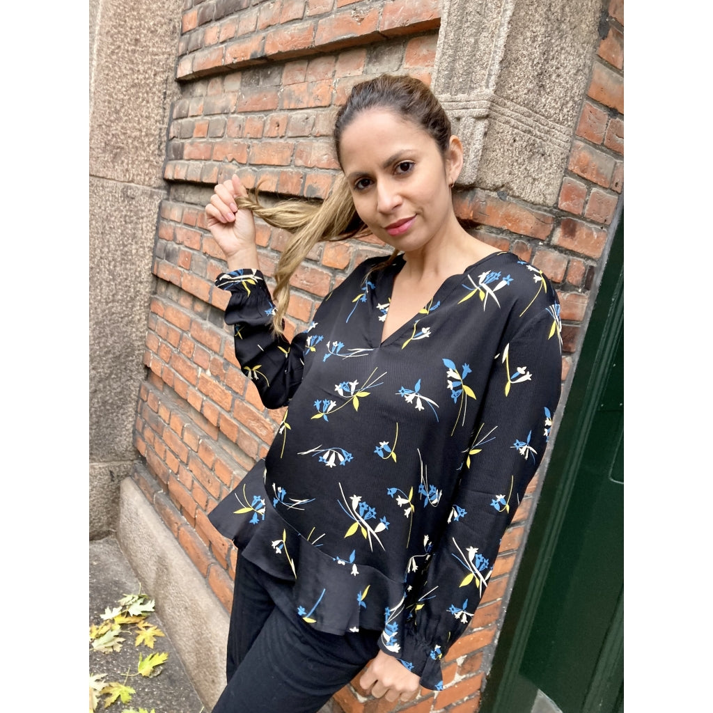 Stella Nova Drude blouse Skjorter og bluser Black