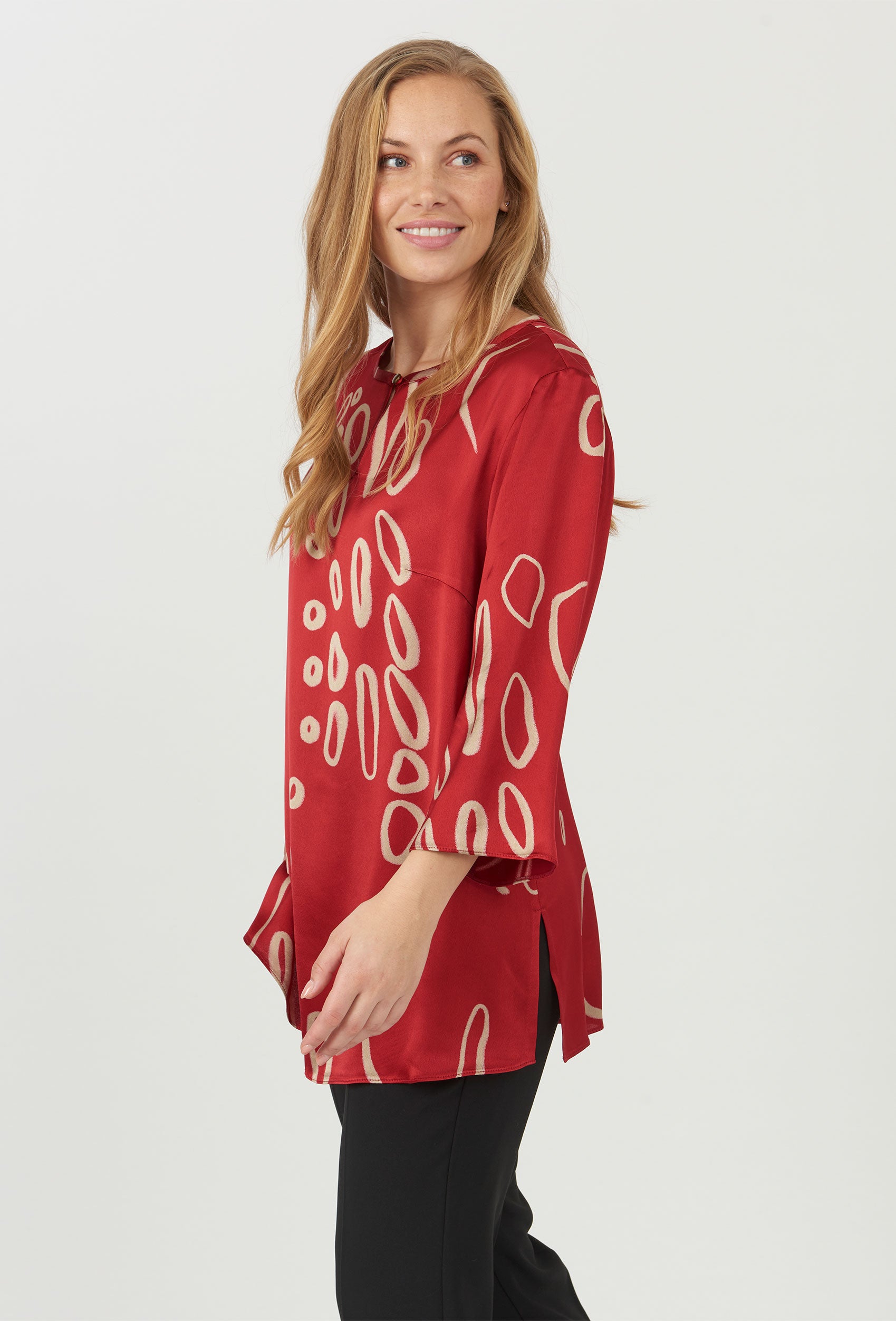 Elinette ELAlicia Bluser 1455 Deep Red