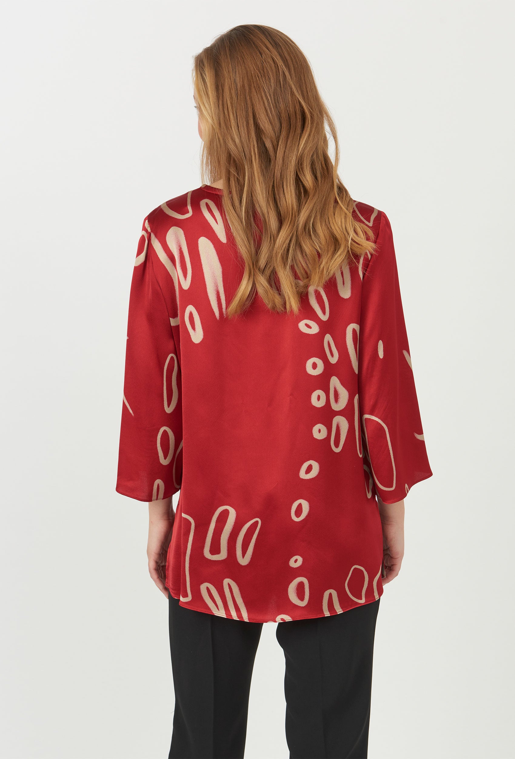 Elinette ELAlicia Bluser 1455 Deep Red