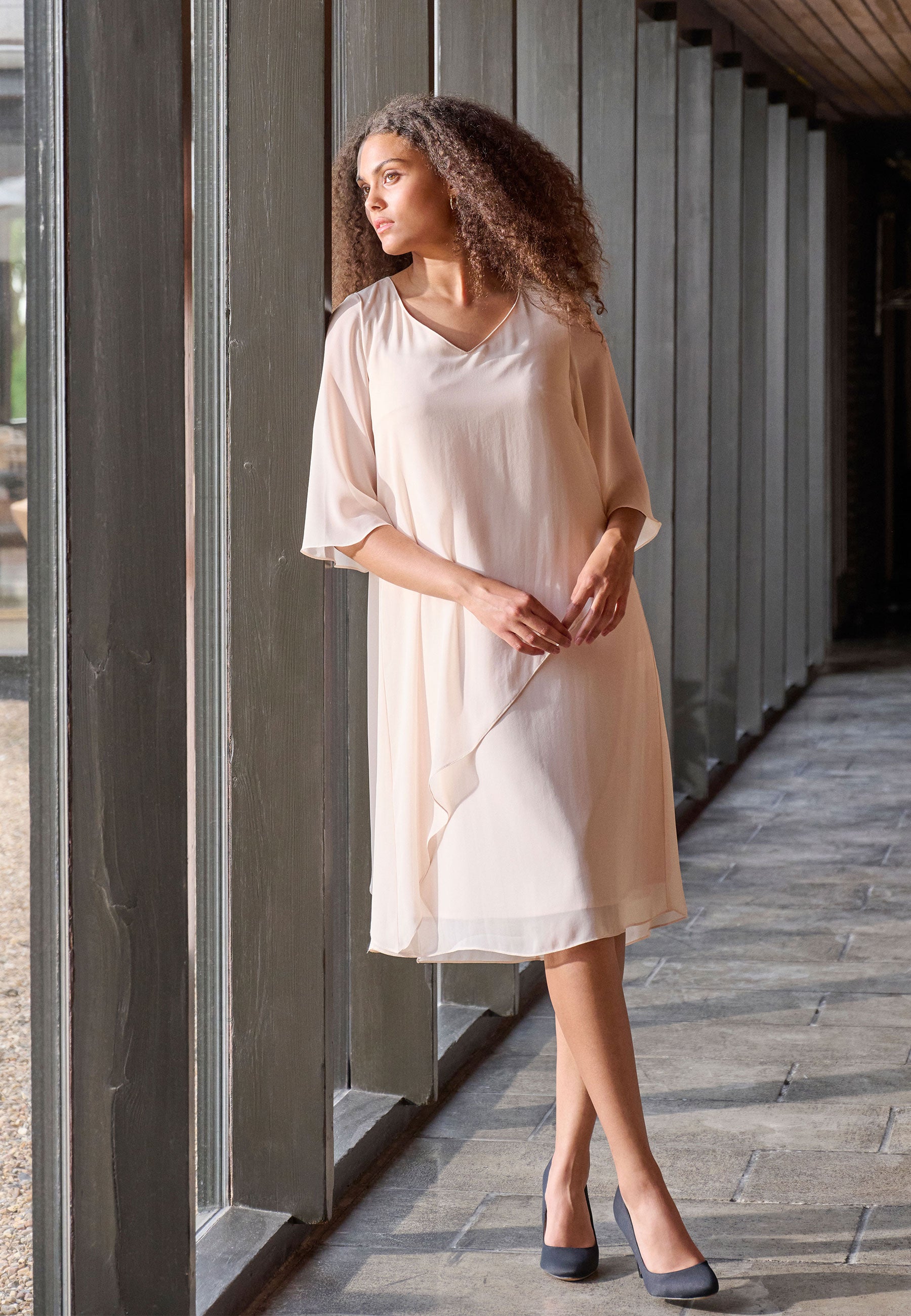 Elinette ELApril Kjoler 1051 Champagne beige