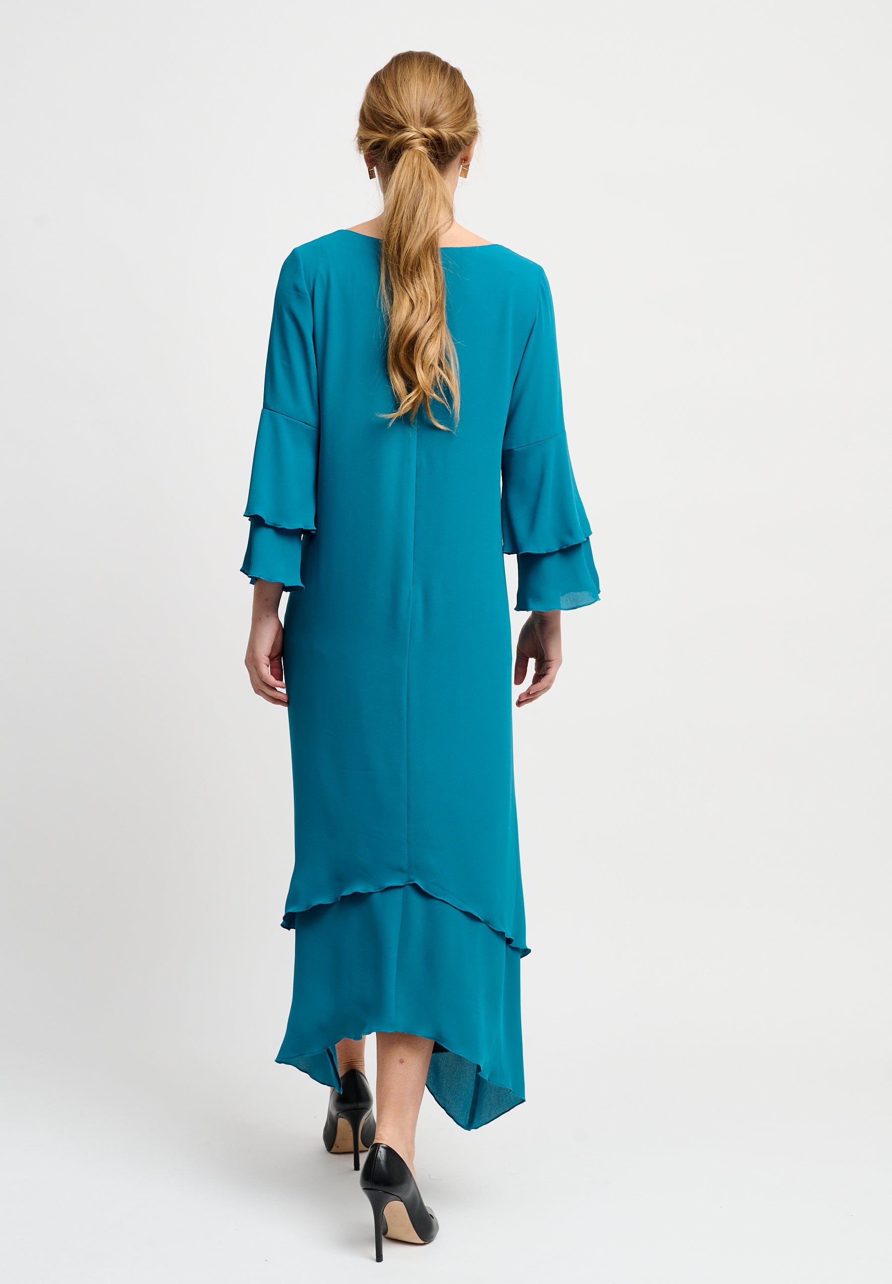 Elinette ELMoxi Kjoler 1659 Petrol Green
