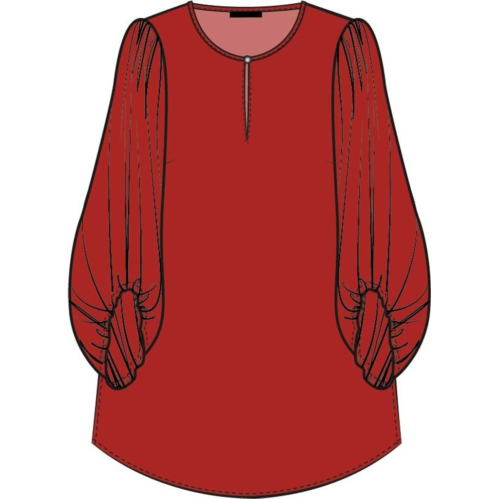 Elinette ELSimona Bluser 2510 Norwegian red