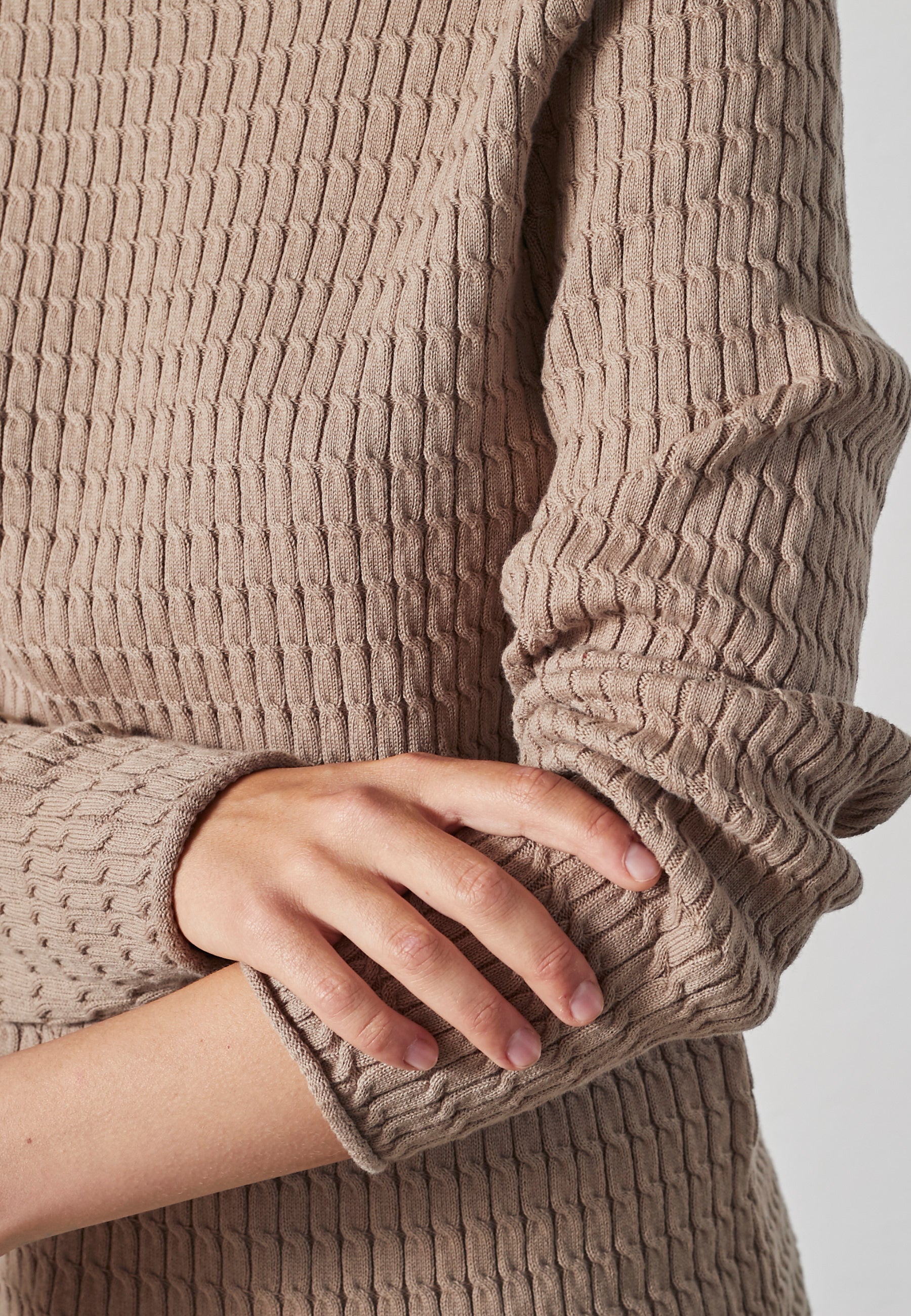 Lind ETAchaia Knit Pullover 1315 Taupe