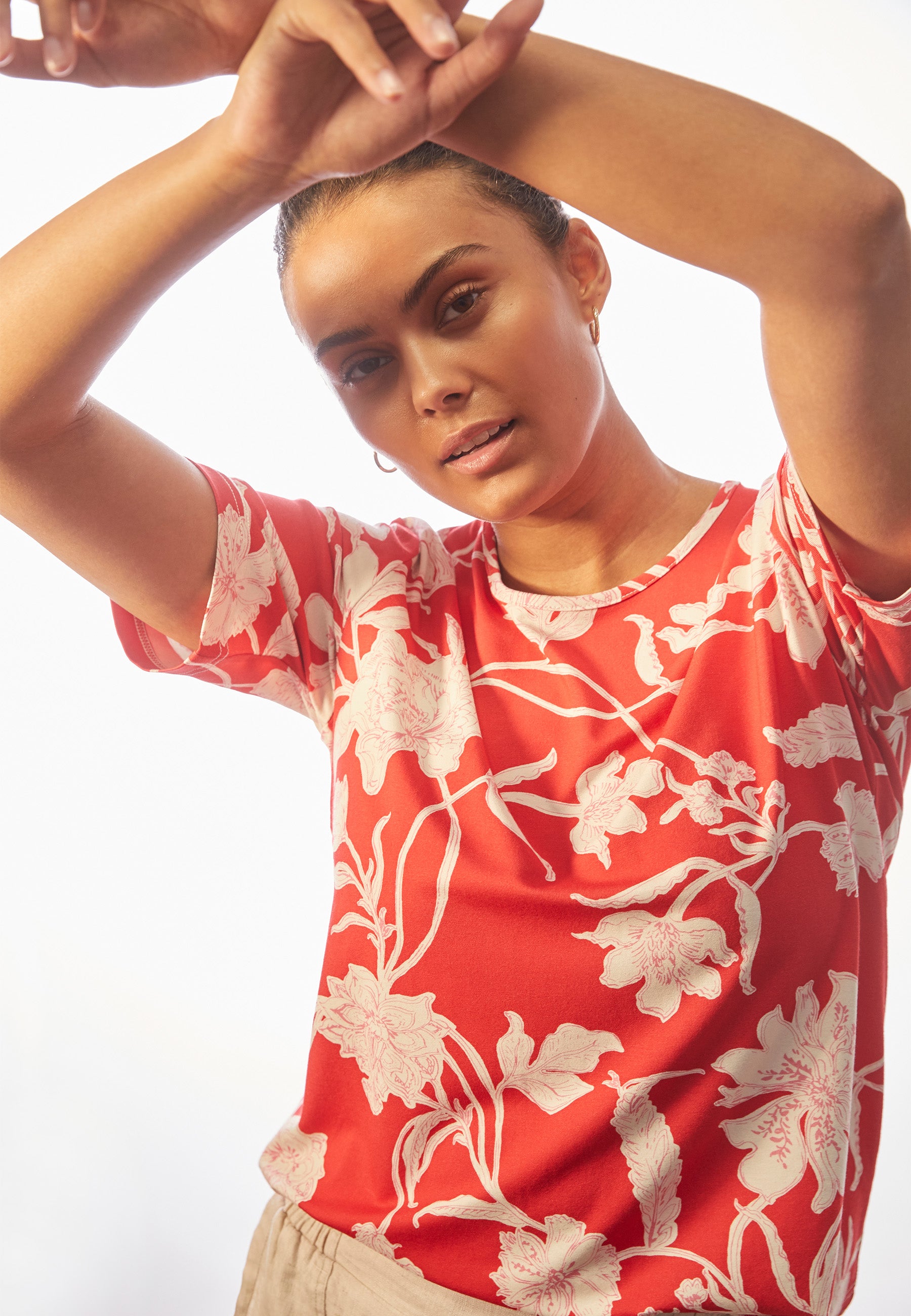 Elton ETElin T-Shirt 2480 raspberry red