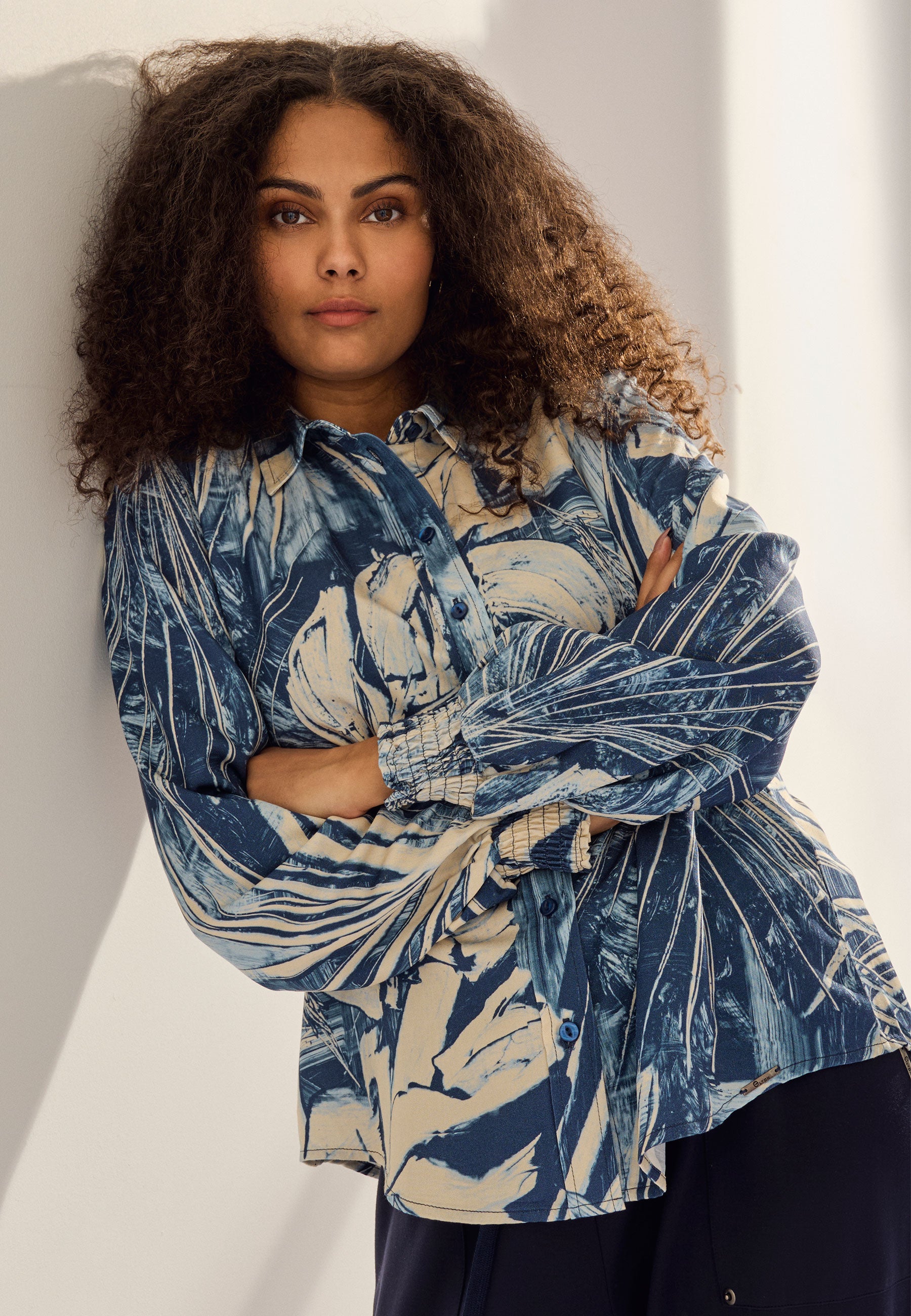 Elton ETGili Skjortebluser 5501 DENIM BLUE