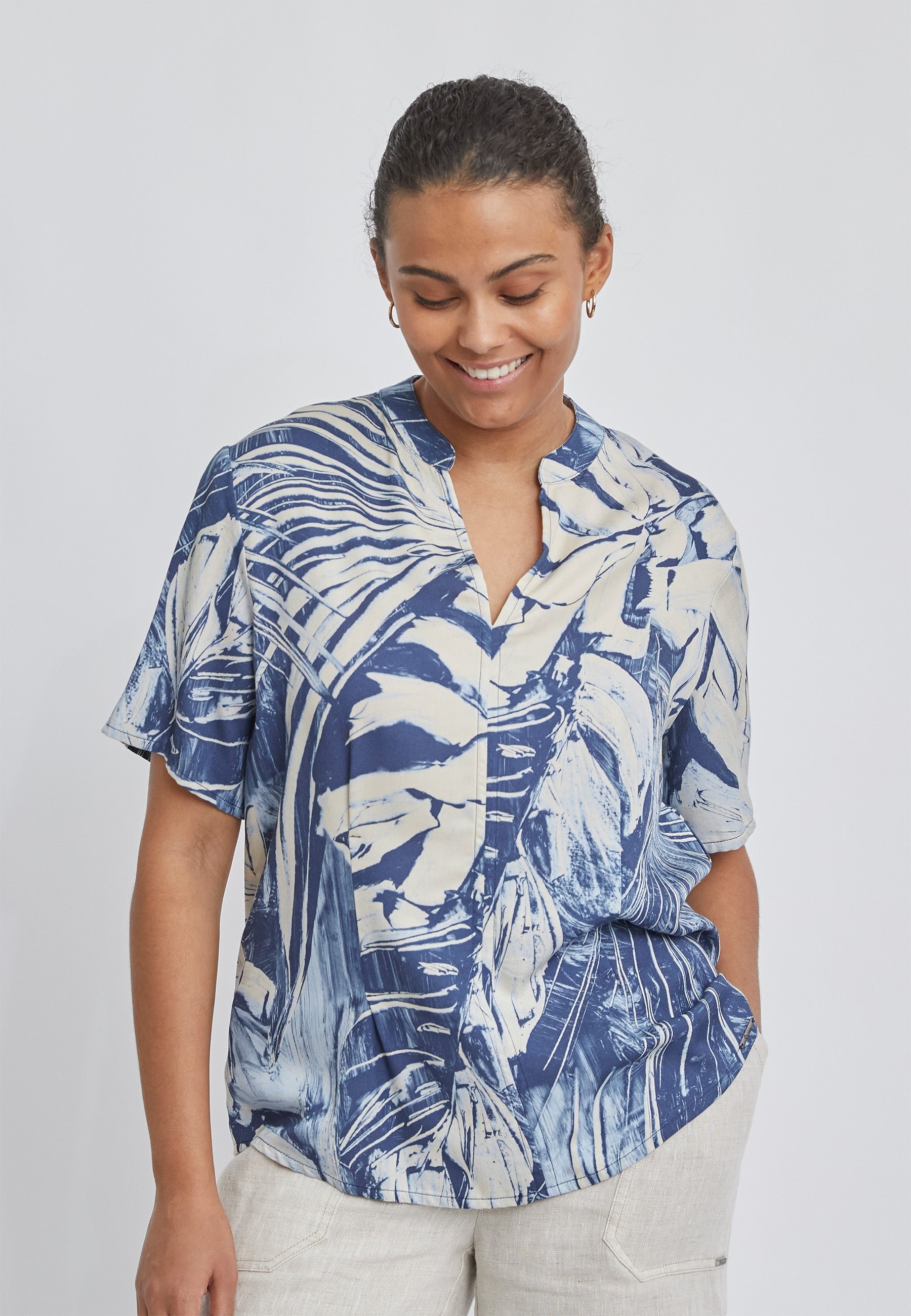 Elton ETGillian Bluser 5501 DENIM BLUE