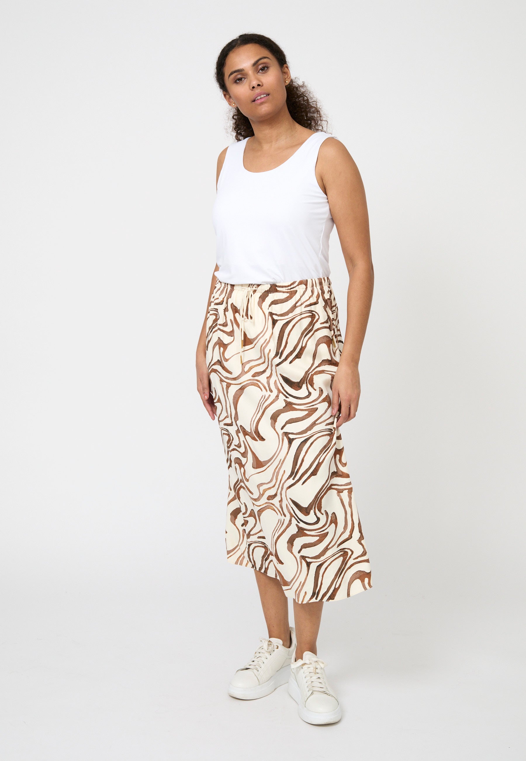 Elton ETHarley Nederdele 1325 Cashew Brown