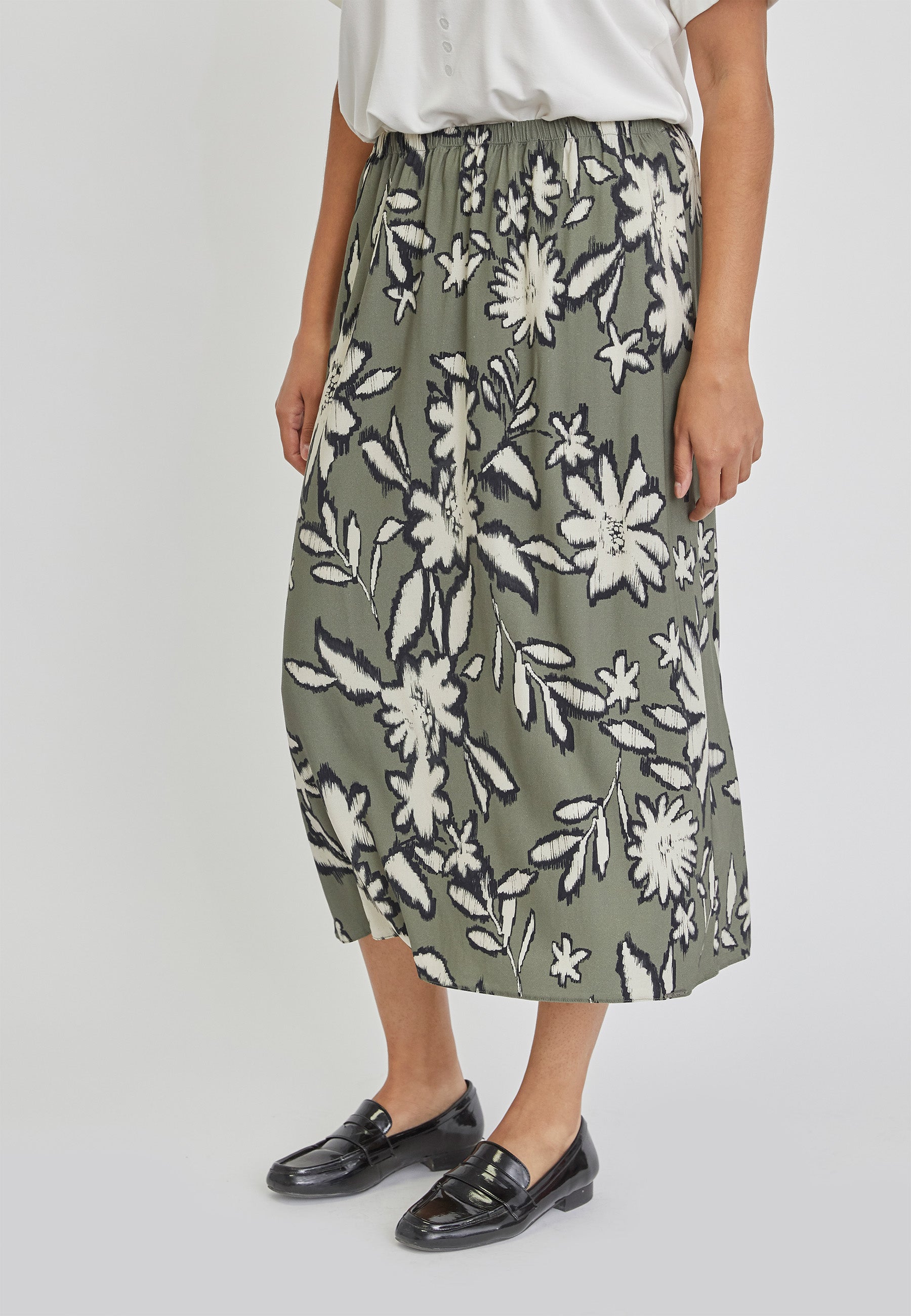 Elton ETHarlow Nederdele 3770 Dusty olive green