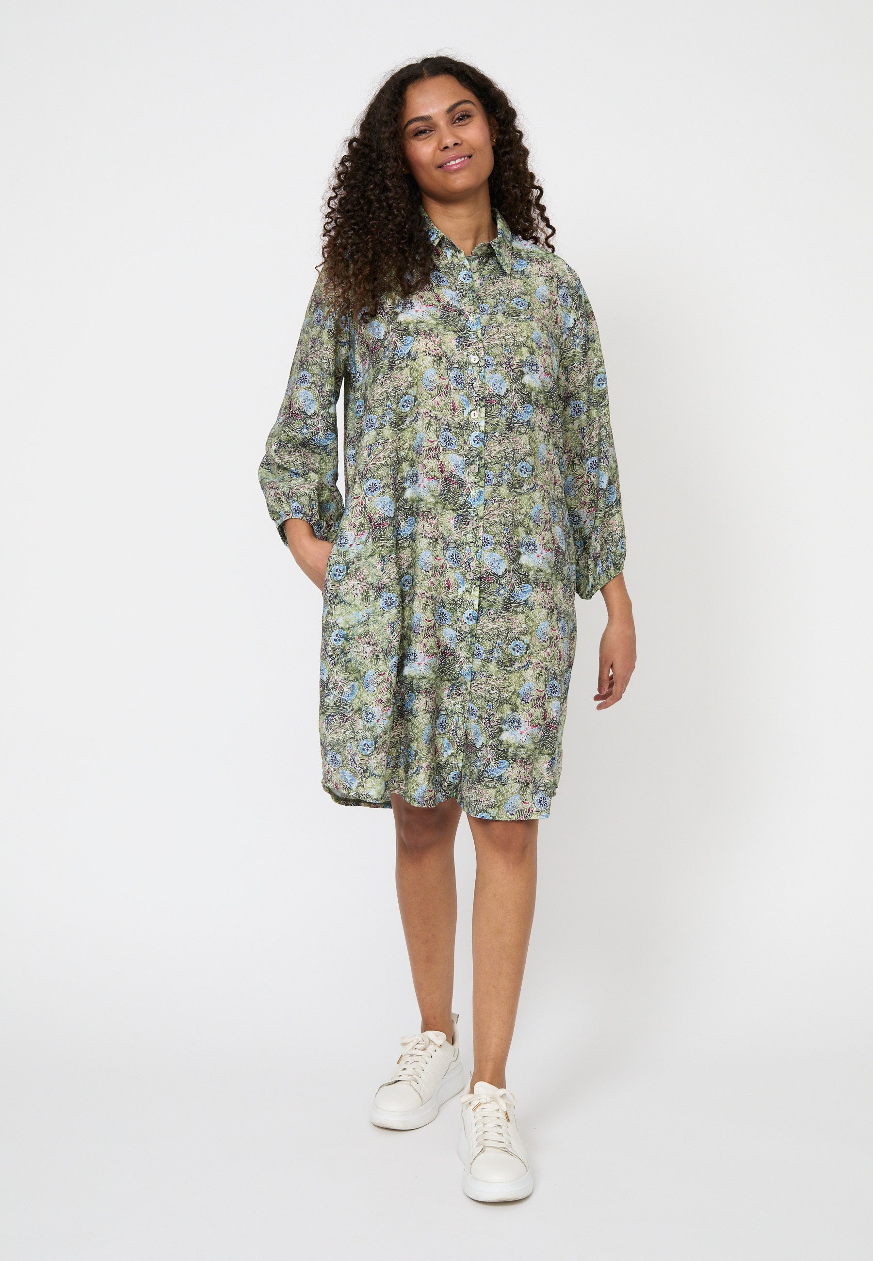 Elton ETLavina Kjoler 3750 Olive Green