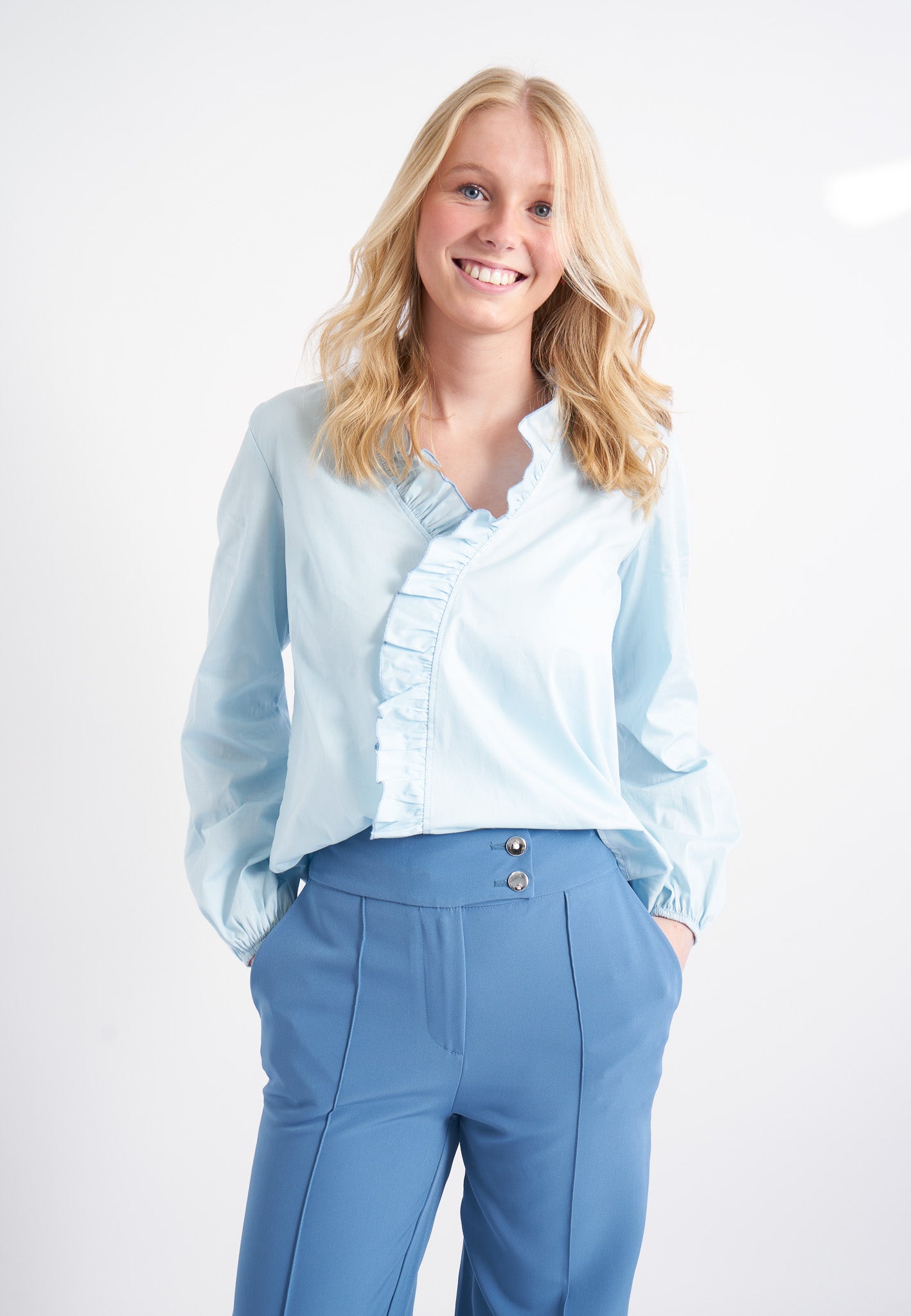 Elton ETLolan Bluser 5005 Dusty pale blue