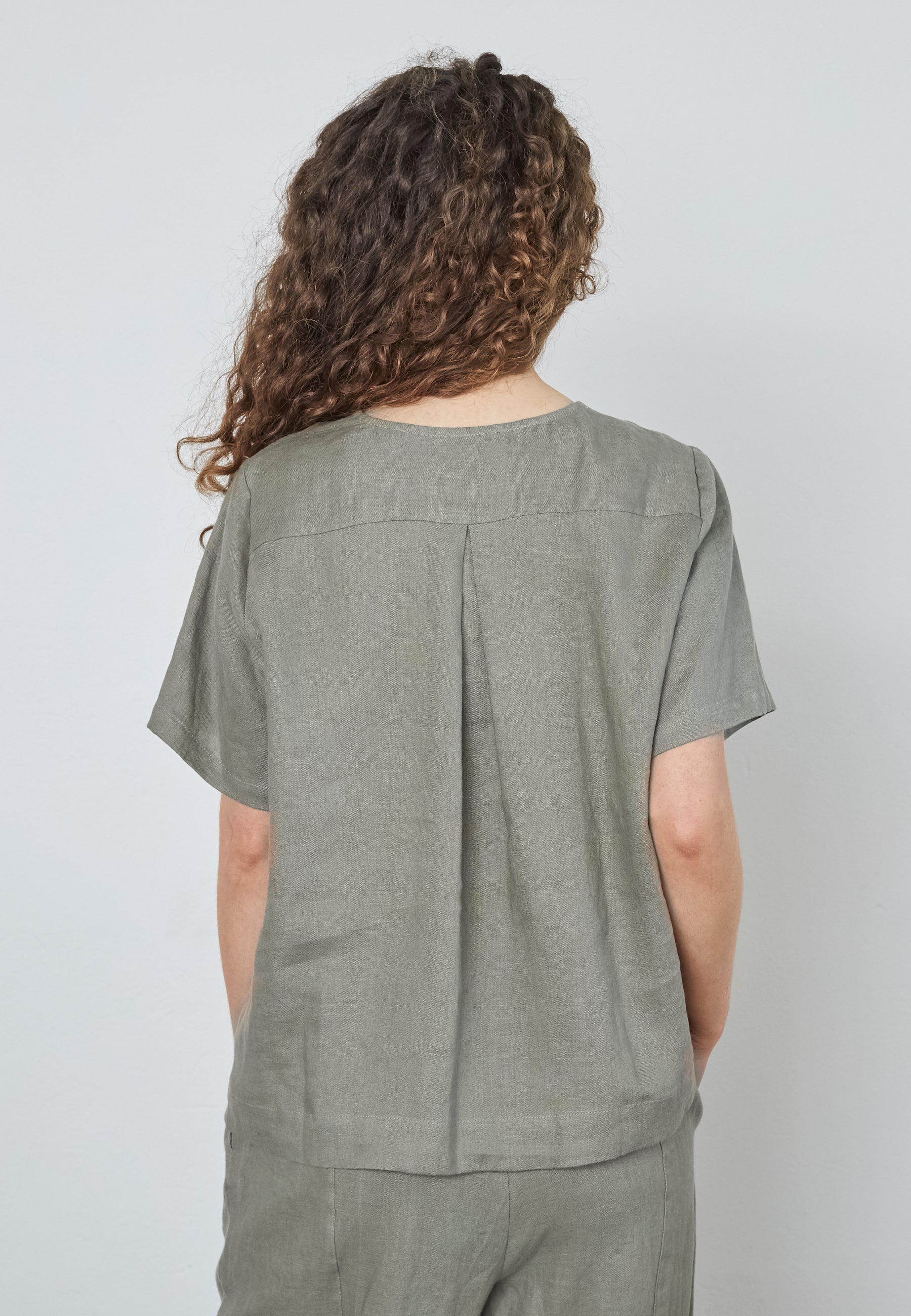 Elton ETLykke Bluser 3506 Khaki Green