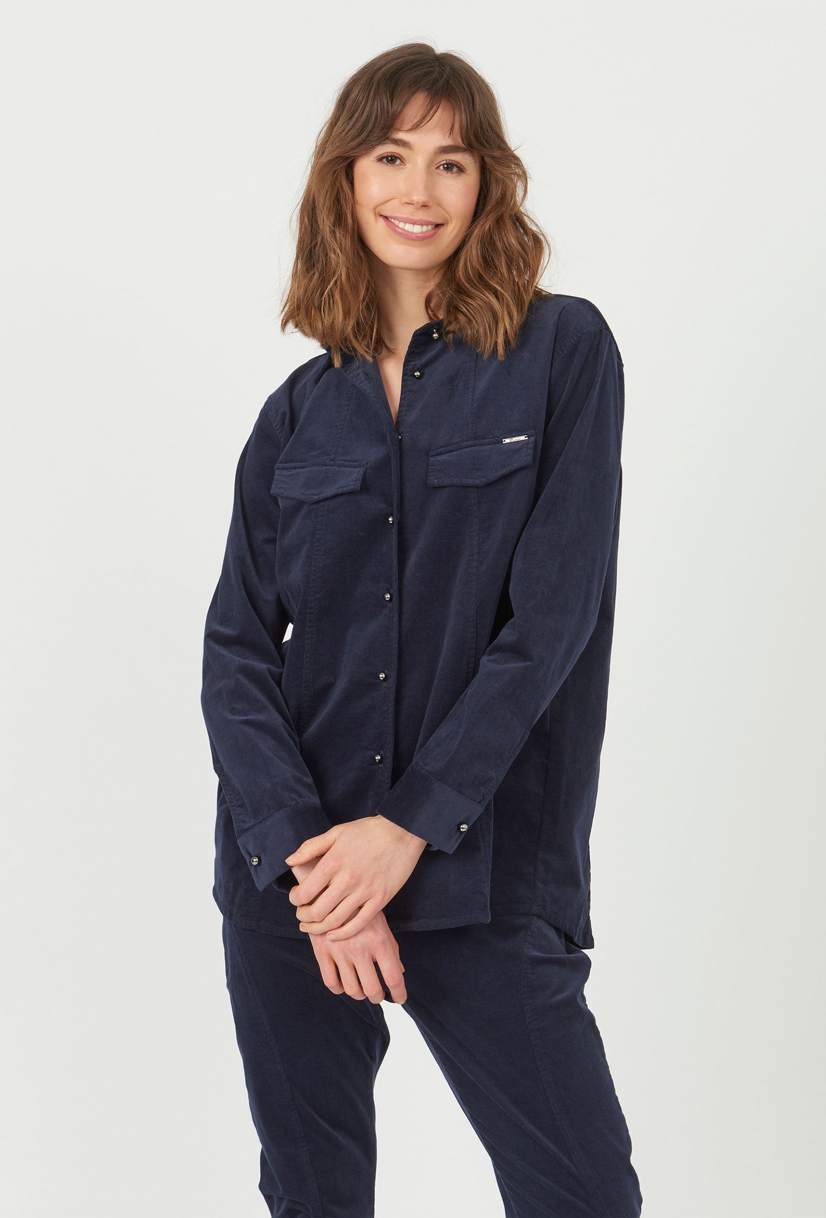 Elton ETMary Skjortebluser 009 Navy blue