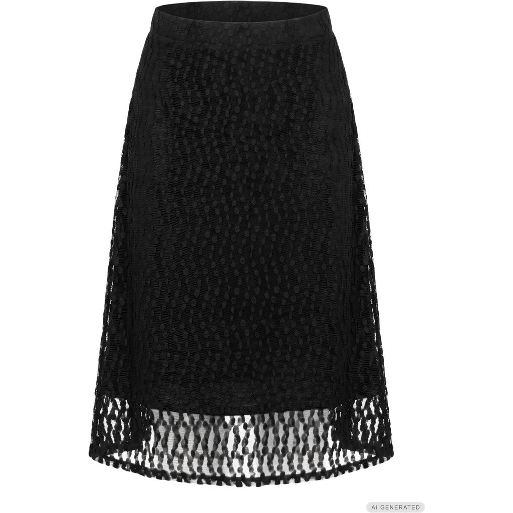 Elton ETNif Nederdele 9999 BLACK