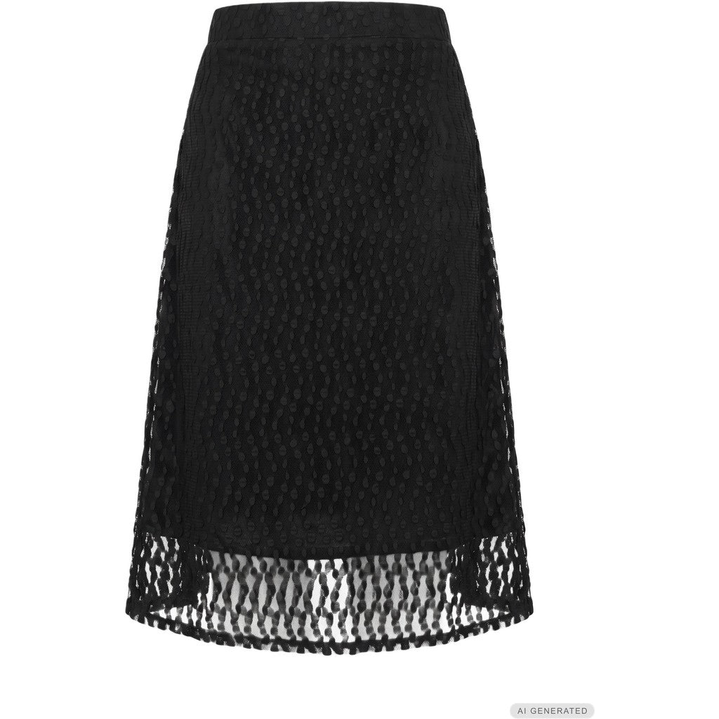 Elton ETNif Nederdele 9999 BLACK